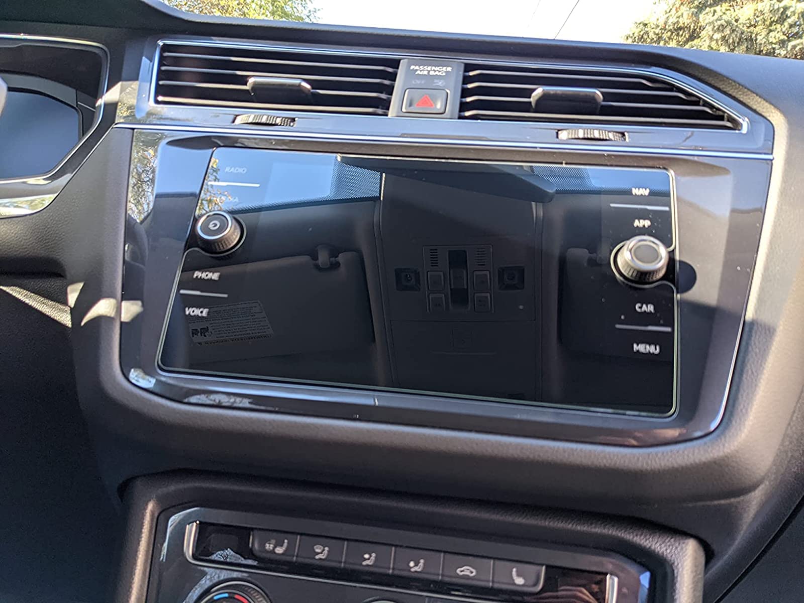 Sxcy For 2018 2024 Vw Tiguan/Taos 2018 2023 Atlas/Arteon Screen Protector 8 Inch 2024 Tiguan Taos Se Sel Accessories(Not For Atlas Se/ Taos /Tiguan S)