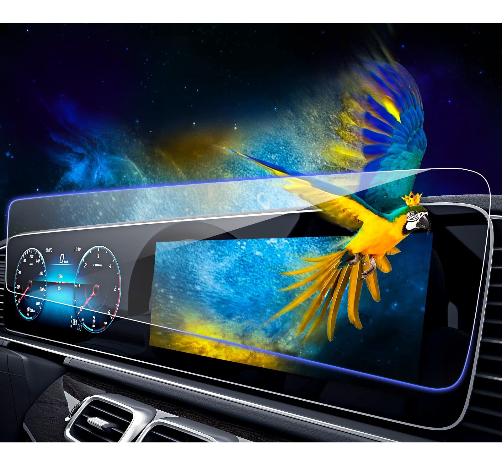 Eueky For 2023 Gle 350 Screen Protector Touchscreen 2020 2023 2024 Mercedes Benz Gle 450 580 Display Navigation Tempered Glass P