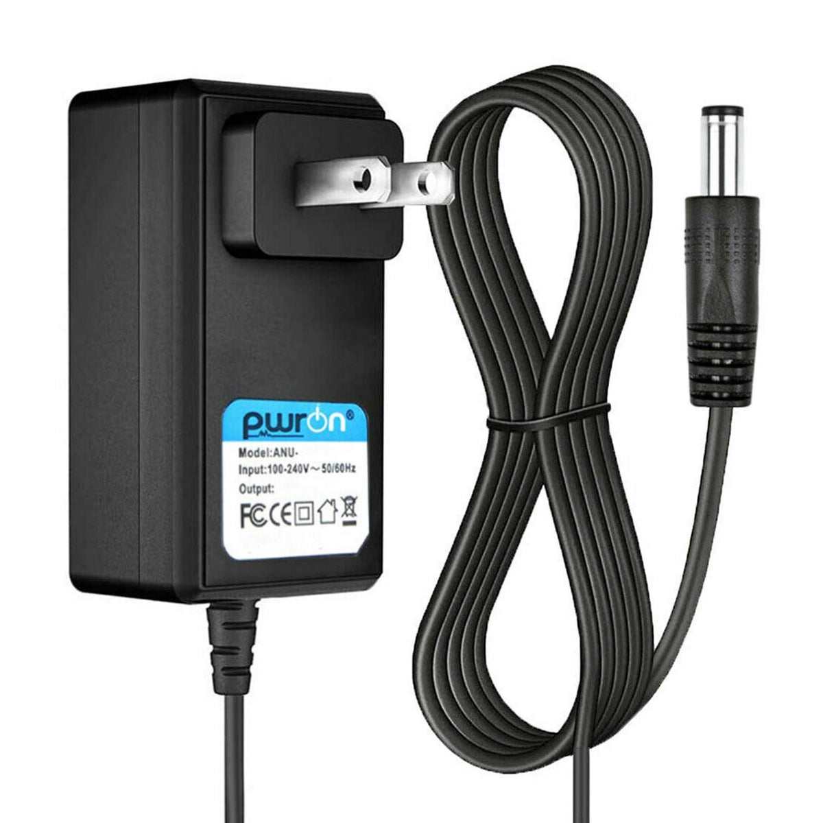 Pwron 6.6 Ft Long 18V Ac To Dc Power Adapter Charger For Booster Pac Jump Starter Model No.Es5000 Esp5500 Es2500 Tcb Esa217