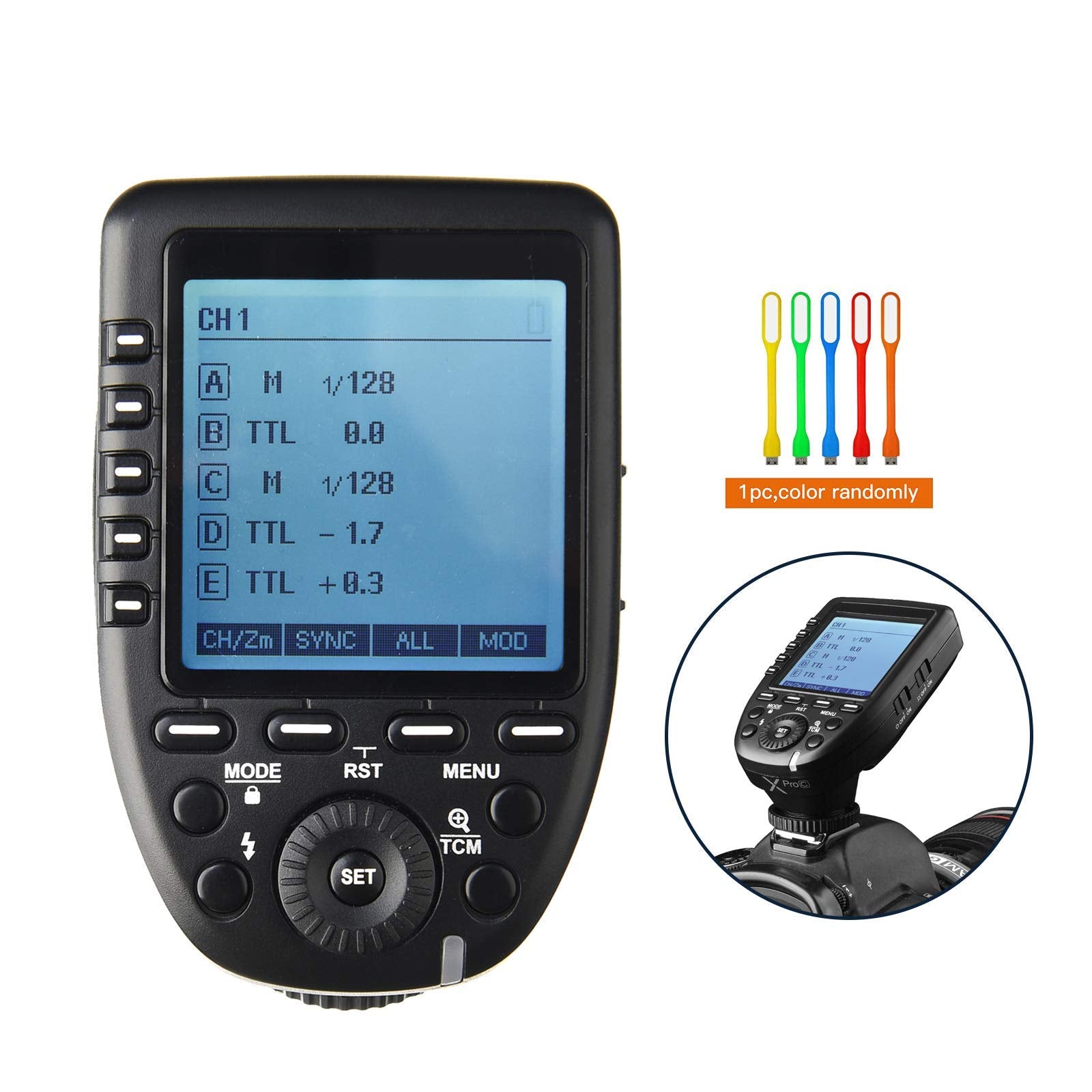 Godox Xpro S Ttl 2.4G Wireless High Speed Sync 1/8000S X System Flash Trigger Transmitter Compatible For Sony Cameras,11 Customi