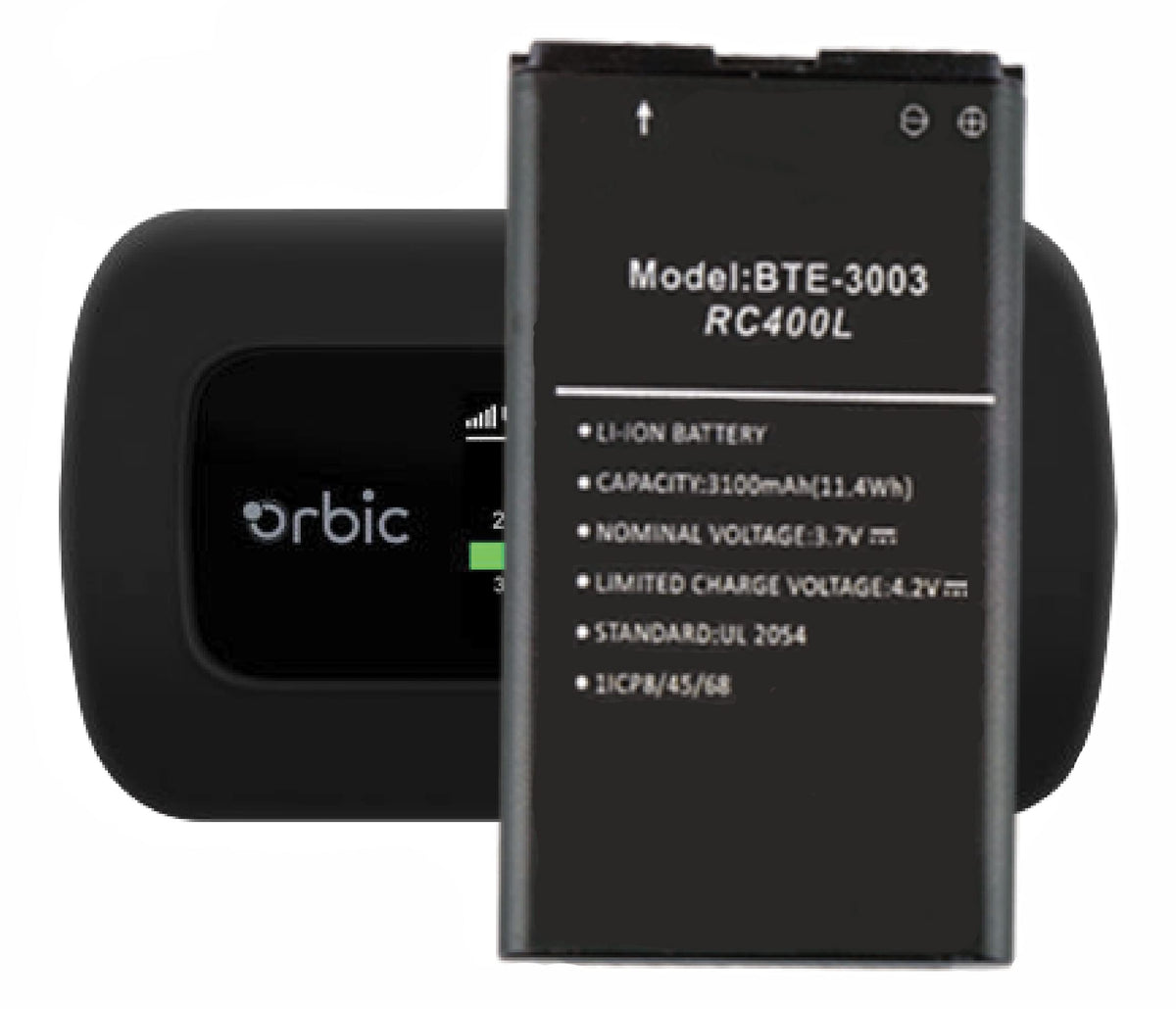 Wirelessfinest Bte 3003 3100Mah Battery Replacement For Orbic Verizon Speed Mobile Wifi Hotspot Rc400L Repair Part Fix Dead Powe