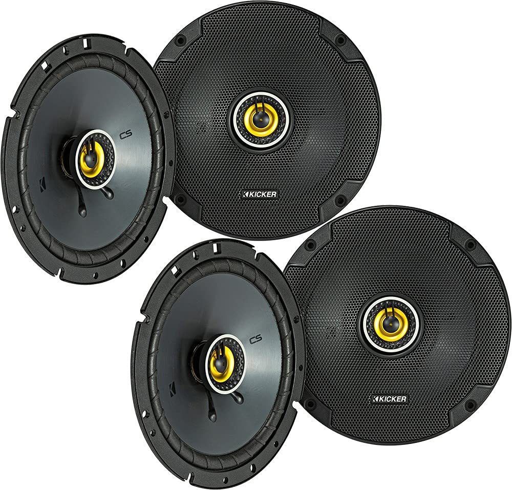 Kicker (4) 46Csc674 6.75'' 6 3/4'' 600W 4 Ohm Car Audio Coaxial Speakers Csc674