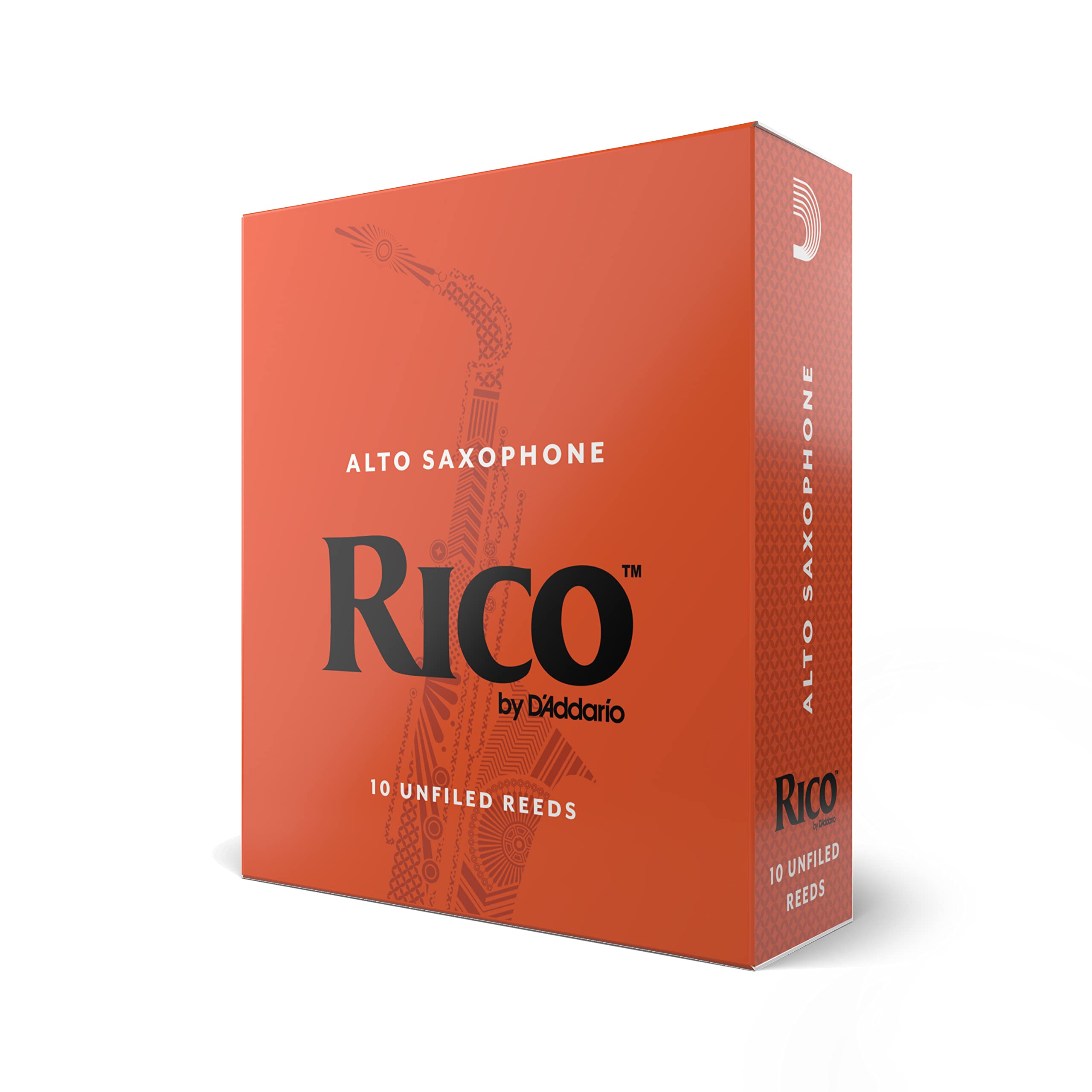 Daaddario Woodwinds Rico   Reeds For Alto Saxophone   Thinner Vamp Cut For Ease Of Play, Traditional Blank For Clear Sound, Unfi