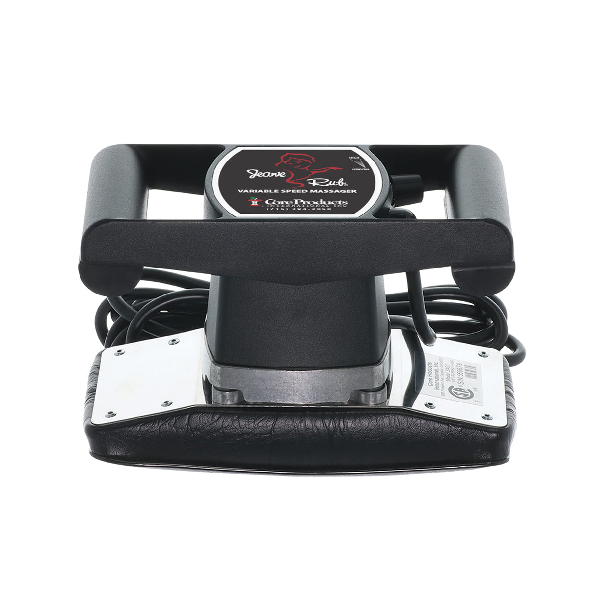 Core Products Jeanie Rub Variable Speed Massager, Premium Quality Deep Tissue Back & Shoulder Massager For Pain Relief, Body Mas
