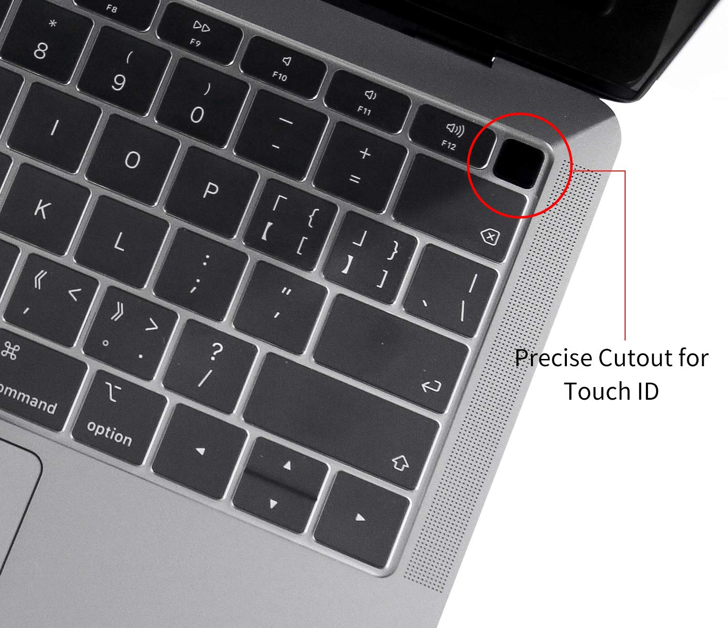 Casebuy Premium Ultra Thin Keyboard Cover For 2019 2018 Release Macbook Air 13 Inch A1932 With Touch Id Soft Touch Tpu Keyboard