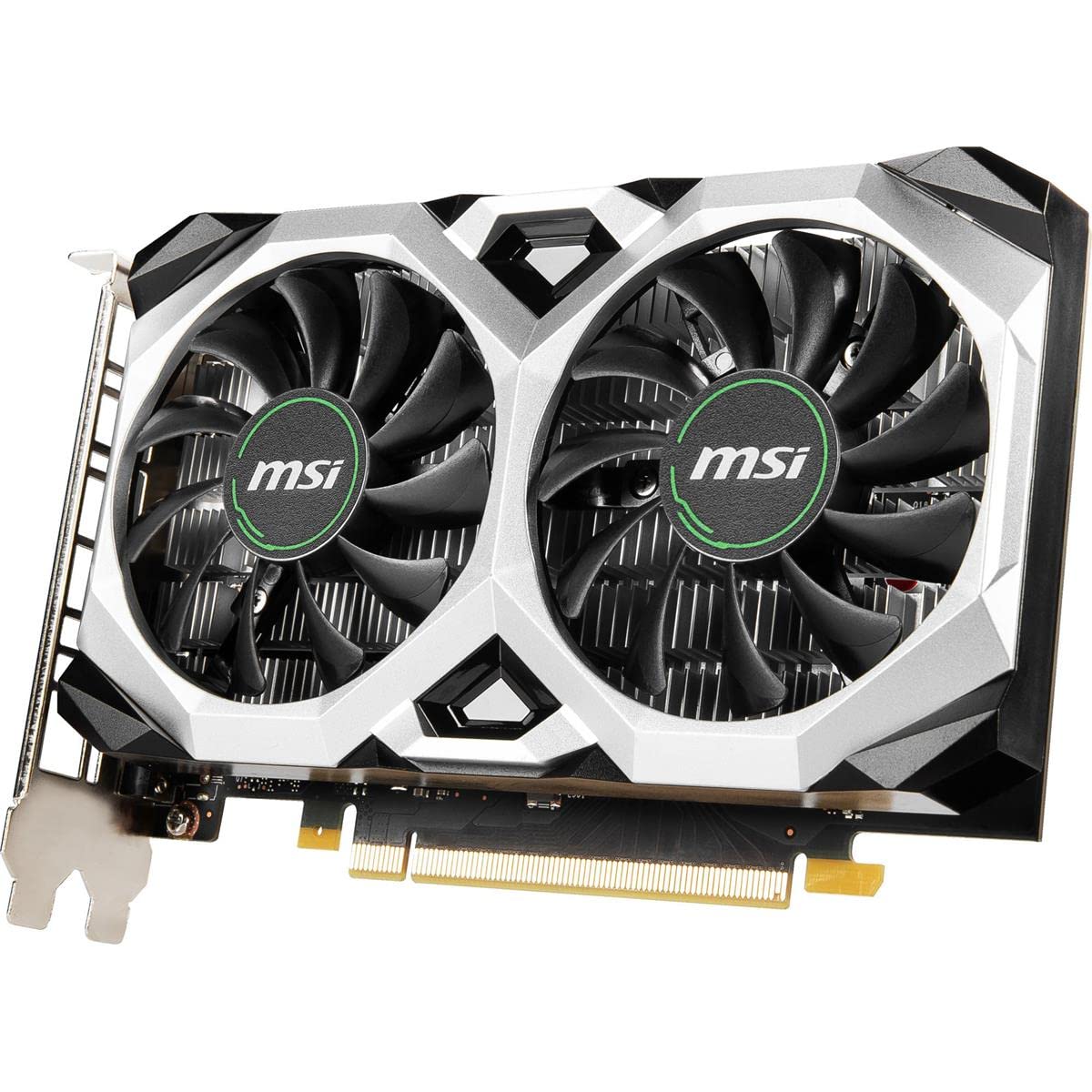 Msi Gaming Geforce Gtx 1650 128 Bit Hdmi/Dp/Dvi 4Gb Gdrr6 Hdcp Support Directx 12 Vr Ready Oc Graphics Card (Gtx 1650 D6 Ventus