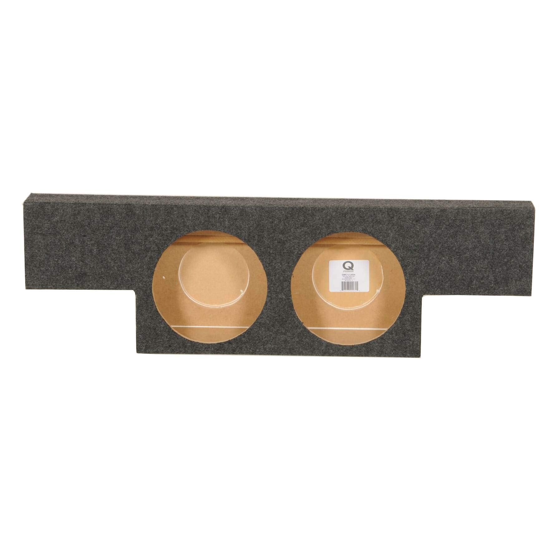 Qpower Gmc/Chevy Crew Cab '04 '06 Dual 12'' Empty Woofer Box