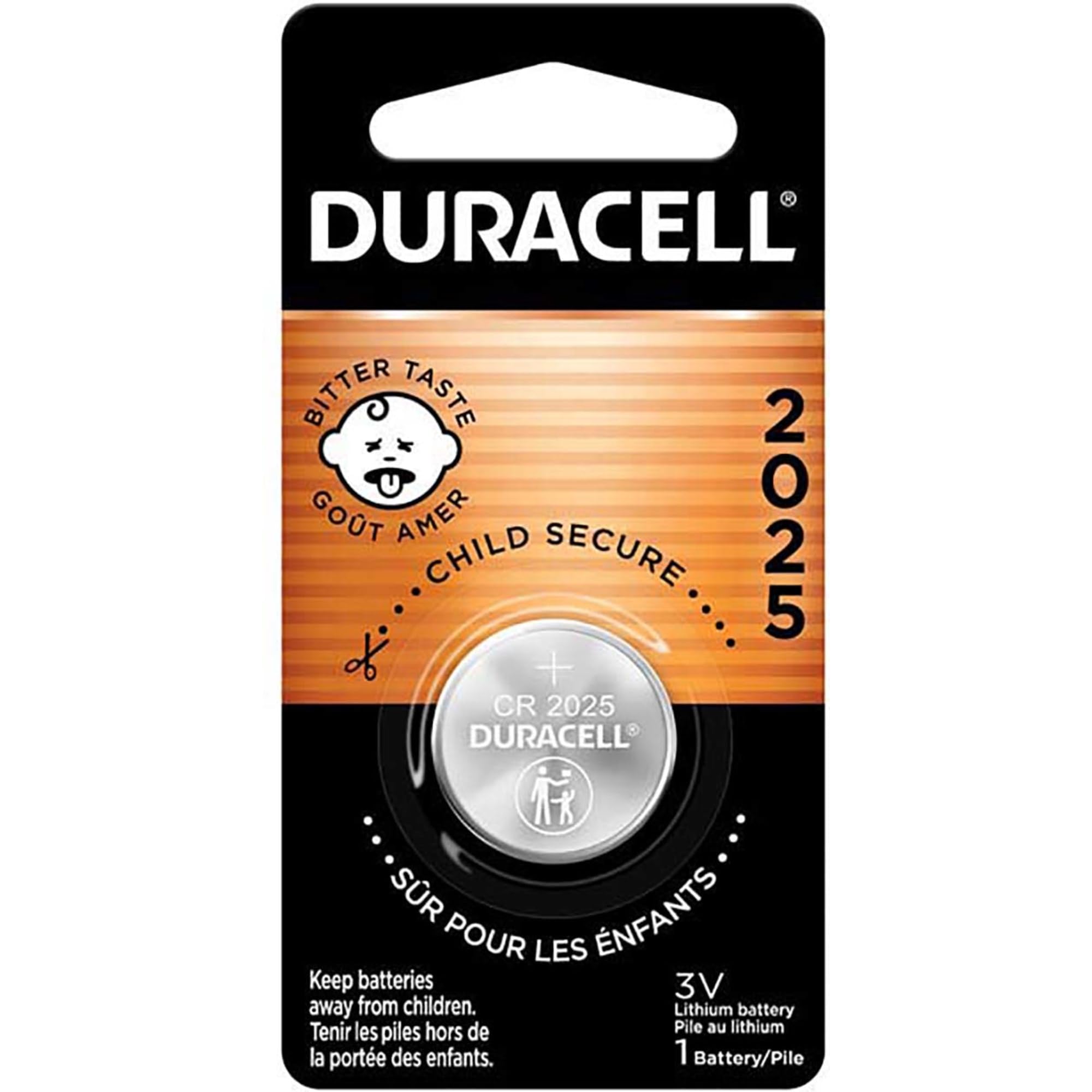 Duracell   2025 3V Lithium Coin Battery   Long Lasting Battery   1 Count (Pack Of 1)