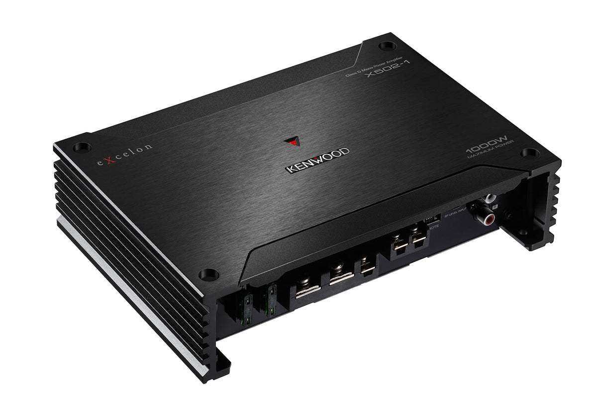 Kenwood X502 1 Excelon 500 Watt @ 2 Ohms Class D Subwoofer Amplifier