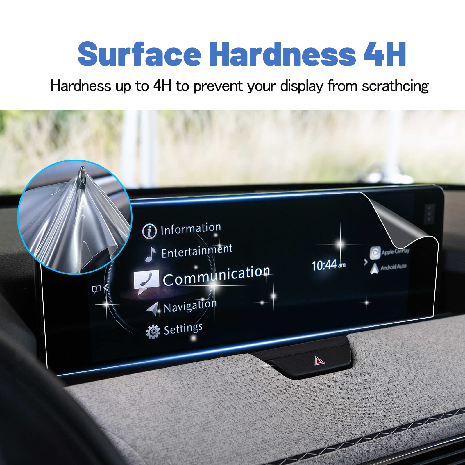 Shaohao For 2024 2025 Mazda Cx 90 Screen Protector 12.3 In 2024 2025 Mazda Cx 90 Accessories Cx 90 3.3 Turbo S Premium/Turbo S Premium Plus Touch Screen 12.3' Hd Clear Center Display Screen Protector