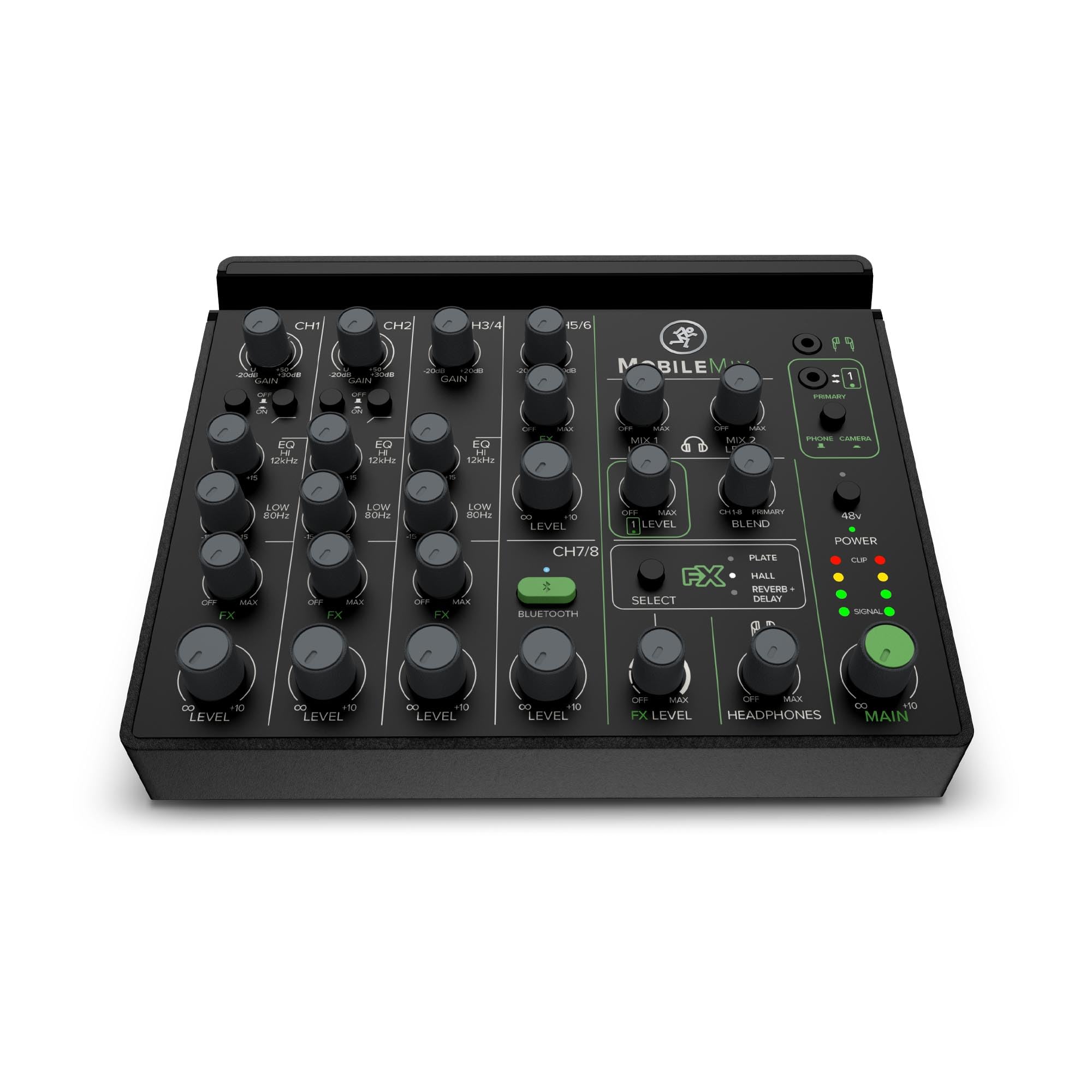 Mackie MobileMix 8-Channel USB-Powerable Mixer for Streaming and Recording with Smartphones and DSLR Cameras, Live Streaming wit