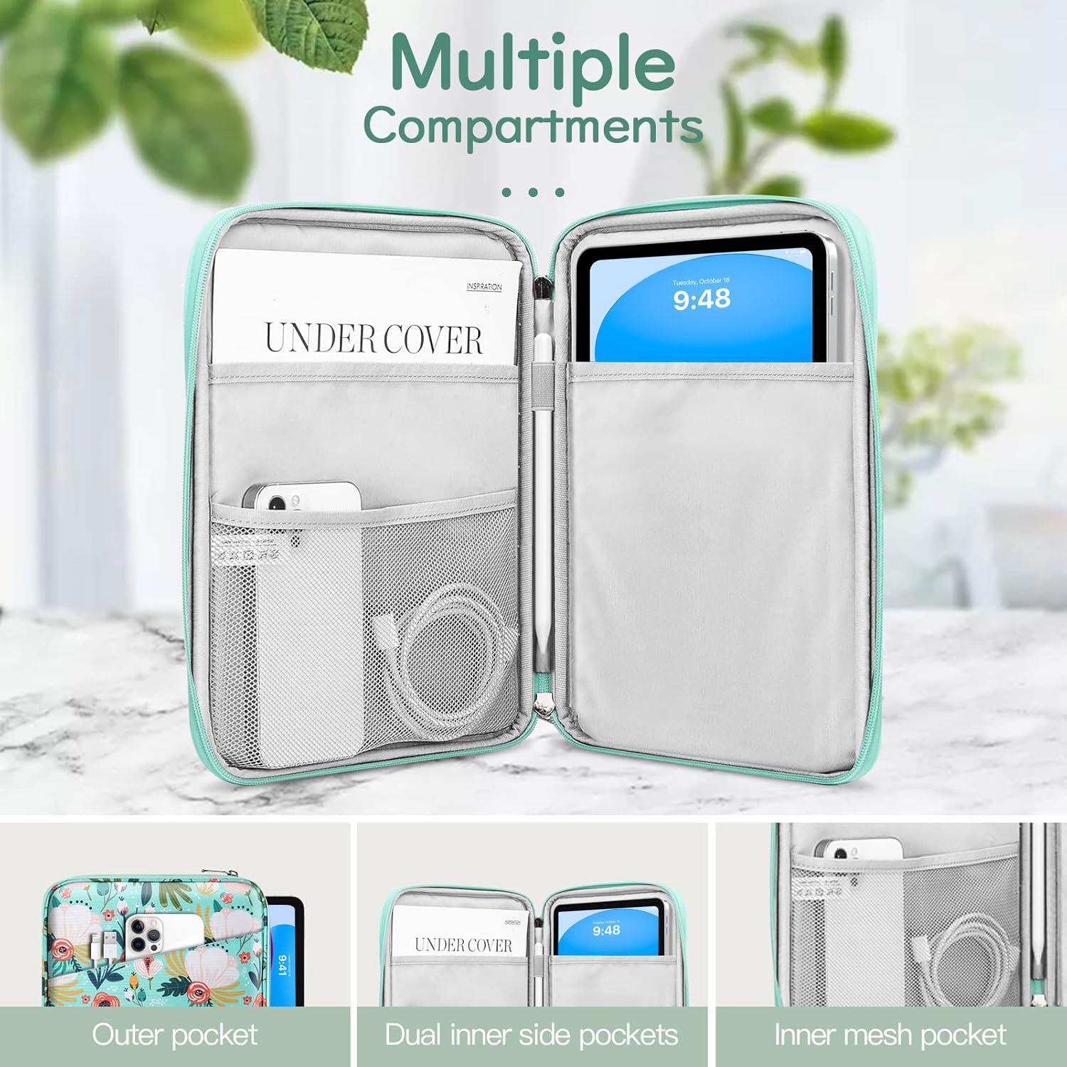 Dadanism 9-11 Inch Tablet Sleeve Bag Carrying Case For Ipad (A16) 11Th Gen 11, Ipad 10Th Gen 10.9 Air 5/4, I-Pad Air/Pro 11, I-P