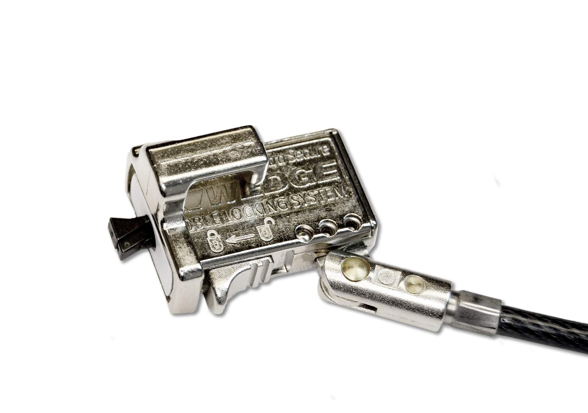 Noble Locks Tz18T Low Profile Wedge Lock With Flat Key For Dell Consumer & Gaming Laptops