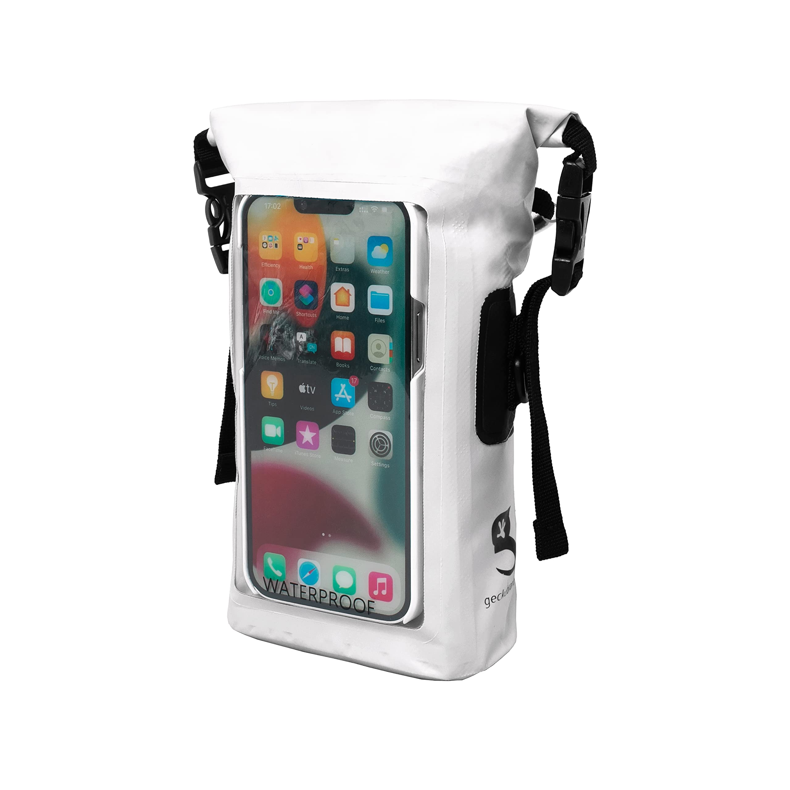 Geckobrands Waterproof Phone Tote Dry Bag | Cellphone Dry Bag Beach Essentials, Waterproof Phone Case & Pouch For Iphone 15 14 1