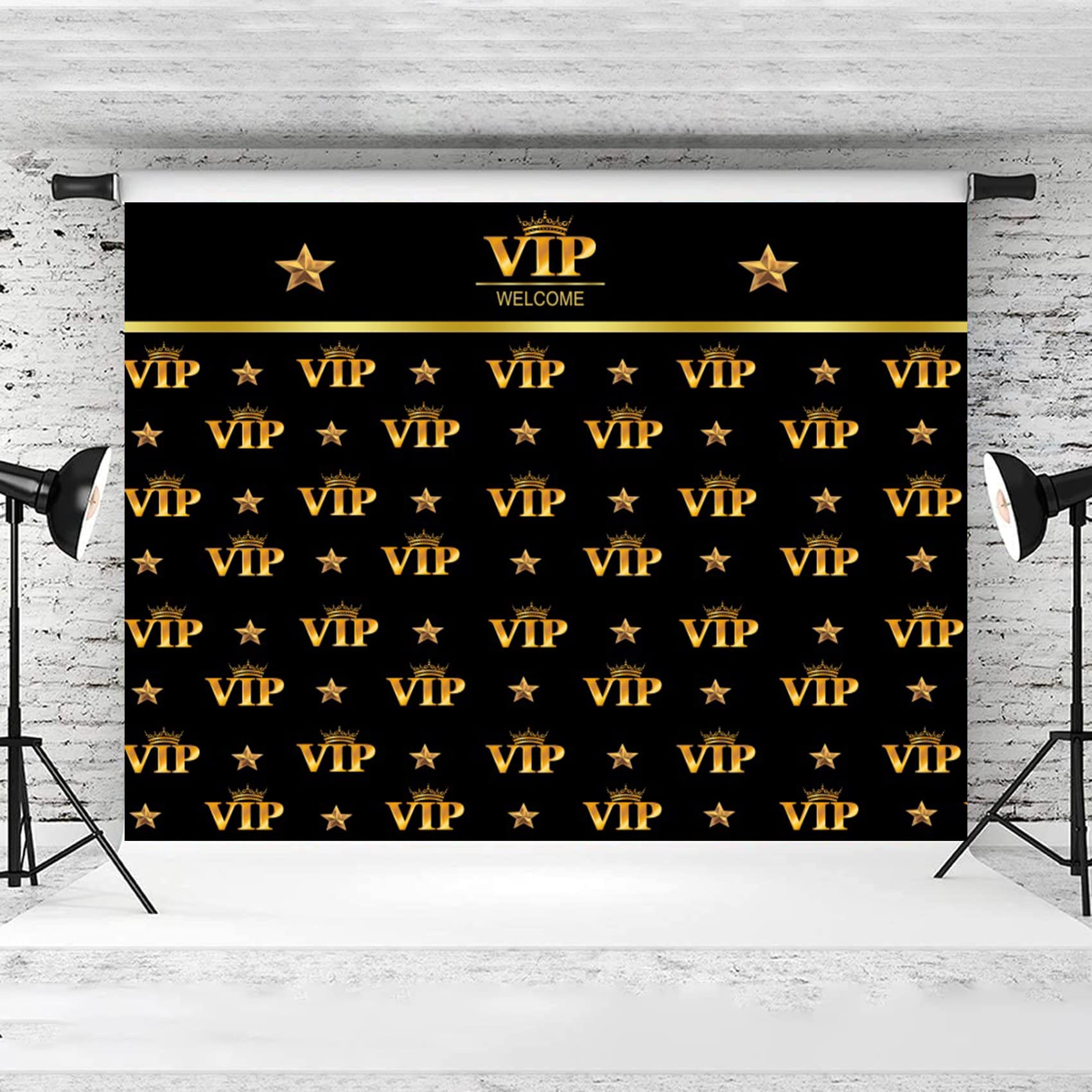 10X8Ft Vip Photography Backdrop Red Carpet Event Backdrop For Star Catwalks Stage Photography Background Cine Film Show Booth Ce