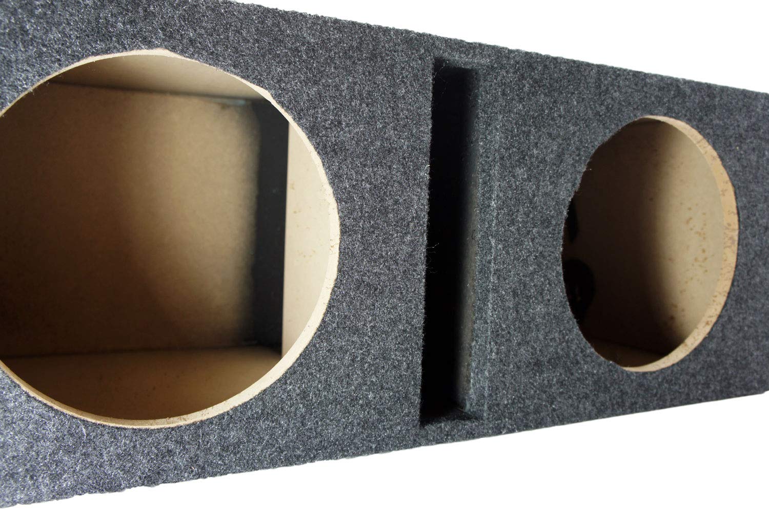American Sound Connection Car Audio Dual 10'' Vented Subwoofer Stereo Sub Box Ported Enclosure 5/8'' Mdf