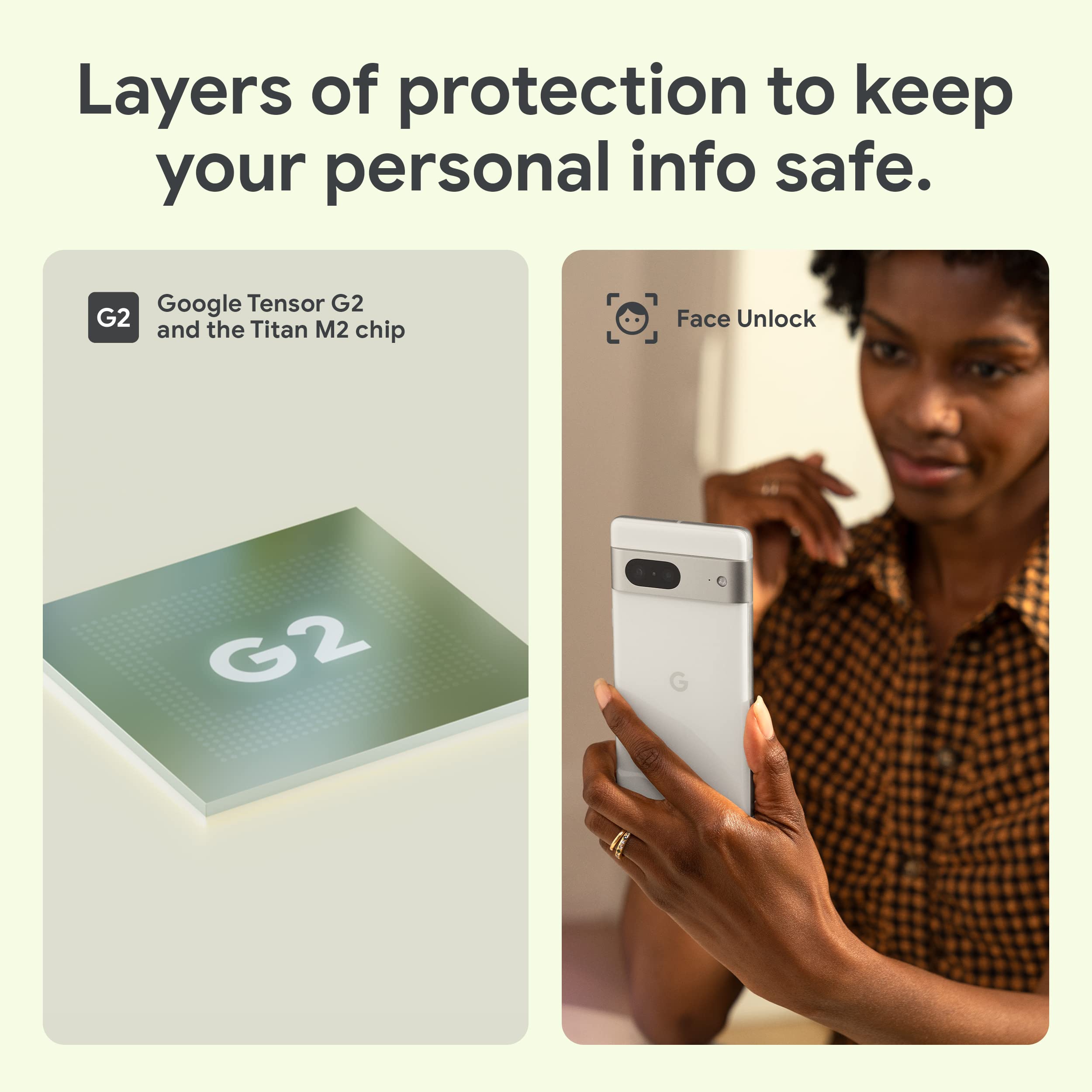 Google Pixel 7-5G Android Phone - Unlocked Smartphone With Wide Angle Lens And 24-Hour Battery - 256Gb - Obsidian