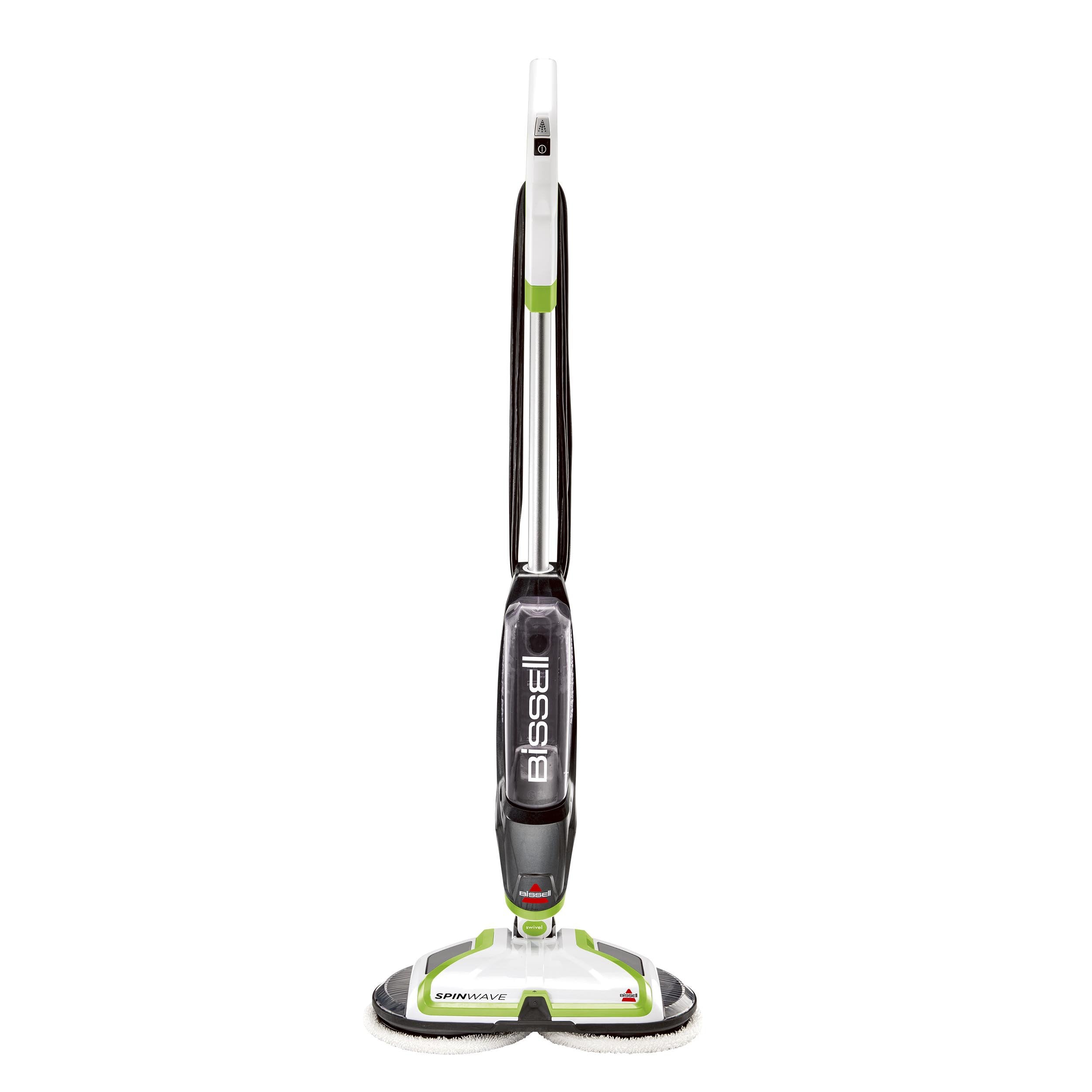 Bissell Spinwave Powered Hardwood Floor Mop And Cleaner, Green Spinwave, 2039A, 14'' Cleaning Path Width