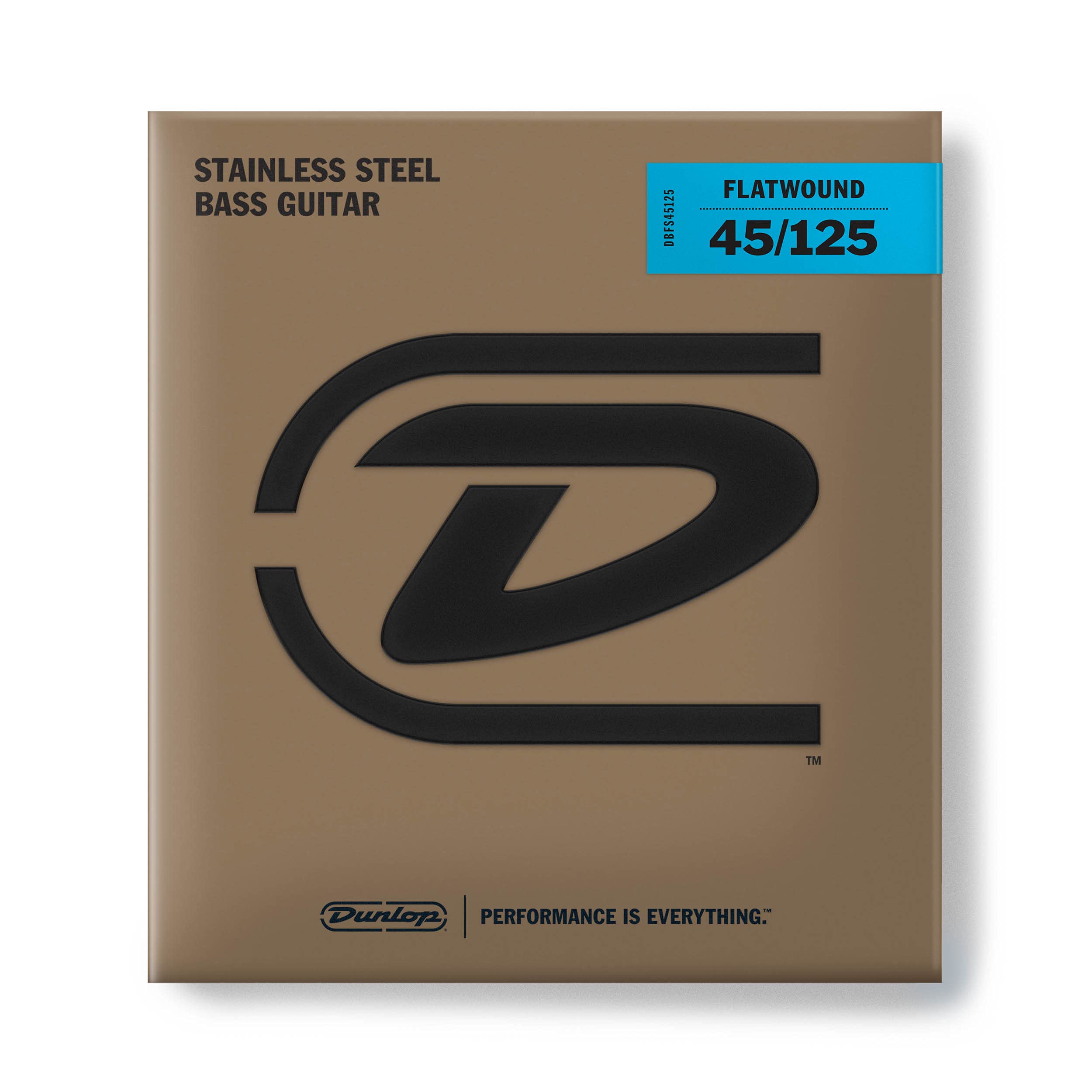 Jim Dunlop Medium, 45.125, 5 String Set Flatwound Bass (Dbfs45125)