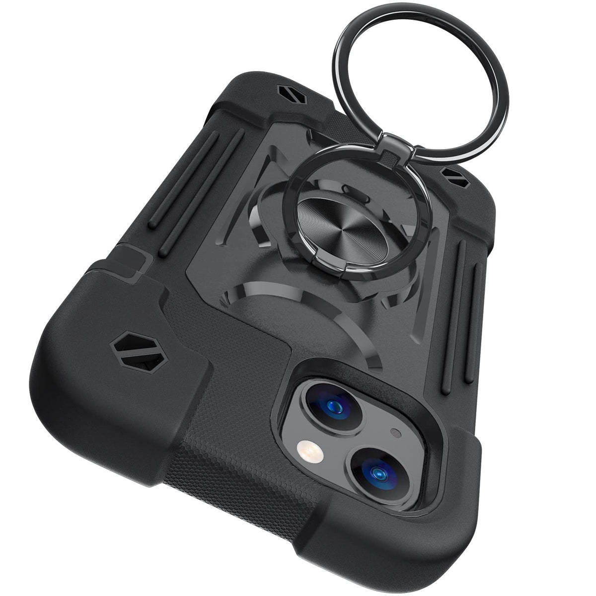 Oribox Case For Iphone 13, Heavy Duty Shockproof Anti Fall Case, Black