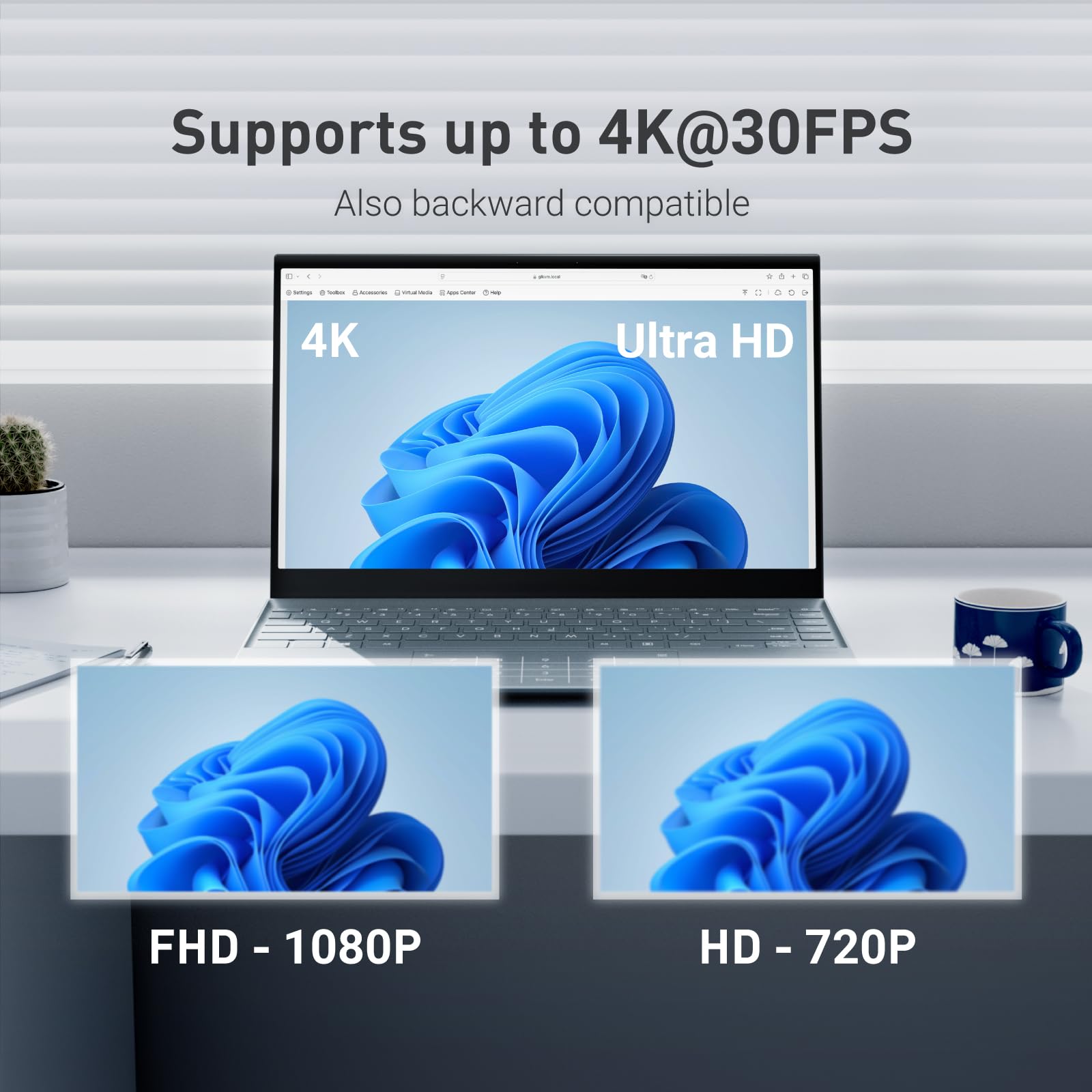 Gl.Inet Comet (Gl-Rm1) Remote Kvm Over Internet, 4K@30Hz Tailscale Support,Remote Keyboard, Video, Mouse, Install Os Via Bios Co