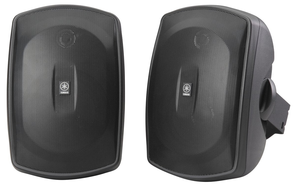 YAMAHA NS-AW190BL 2-Way Indoor/Outdoor Speakers (Pair, Black)
