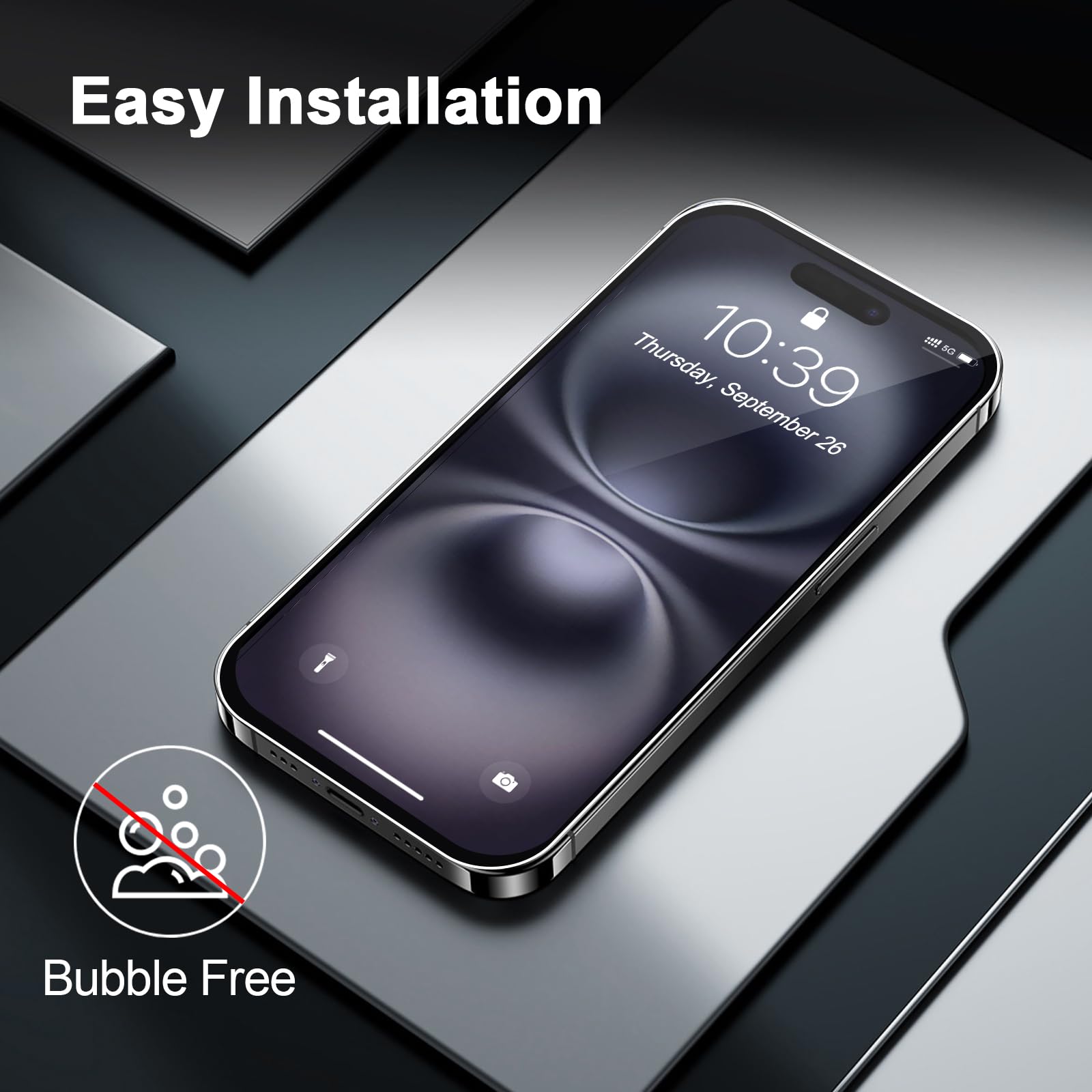 Avoar [3+3 Pack Glass Screen Protector For Iphone 16 With Camera Lens Protector, 6.1 Inch Hd Clear Tempered Glass Film For Iphon