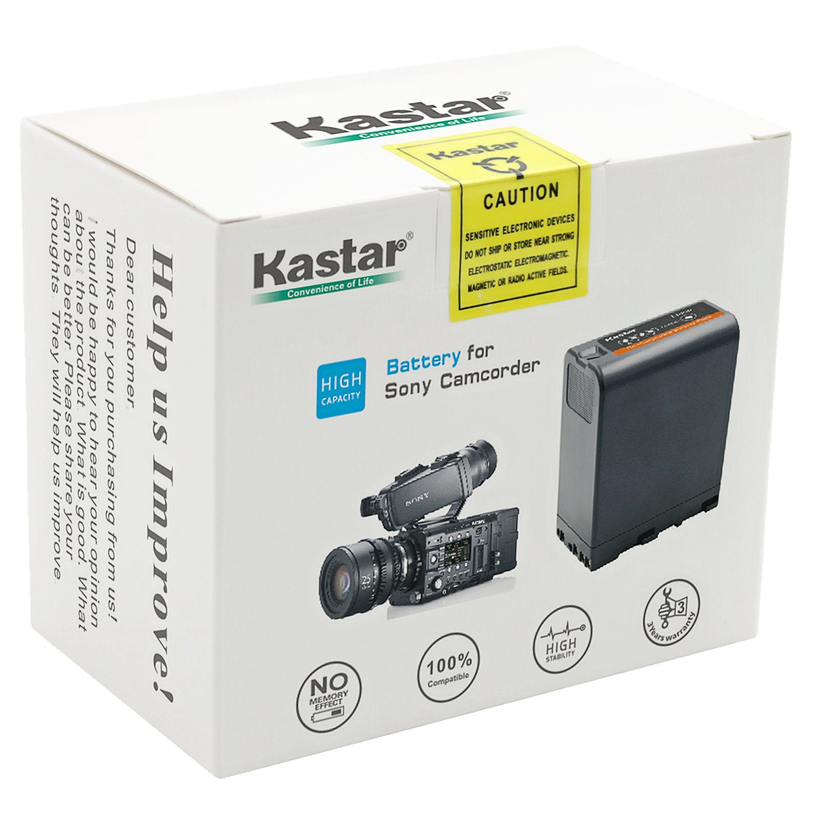 Kastar Battery Replacement For Sony Bp-U60 And Pxw-Fs7/Fs5/X180 Pxw-Fx6/Fx9 Pmw-100/150/150P/160 Pmw-200/300 Pmw-Ex1/Ex1R Pmw-Ex