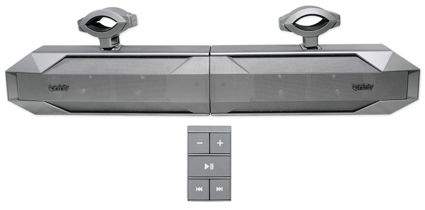 Infinity Inf4100Msbsil Amplified Soundbar For Marine And Powersport Applications