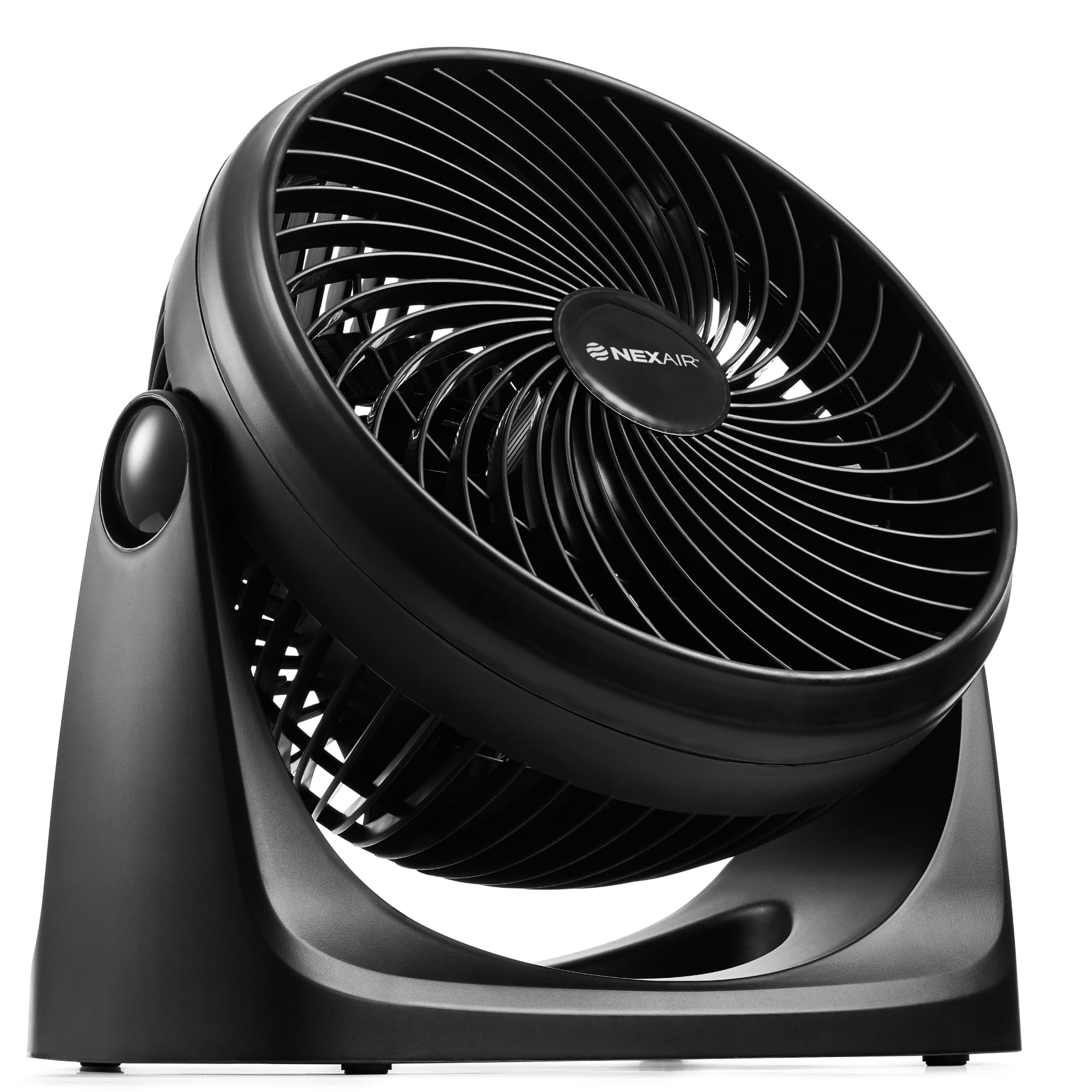 NEXAIR 7 Air Circulator Portable Turbo Fan, 3 Speed Adjustable Desk fan Powers Cool Air-Waves Up To 25ft, Quiet Operating Fan Fo