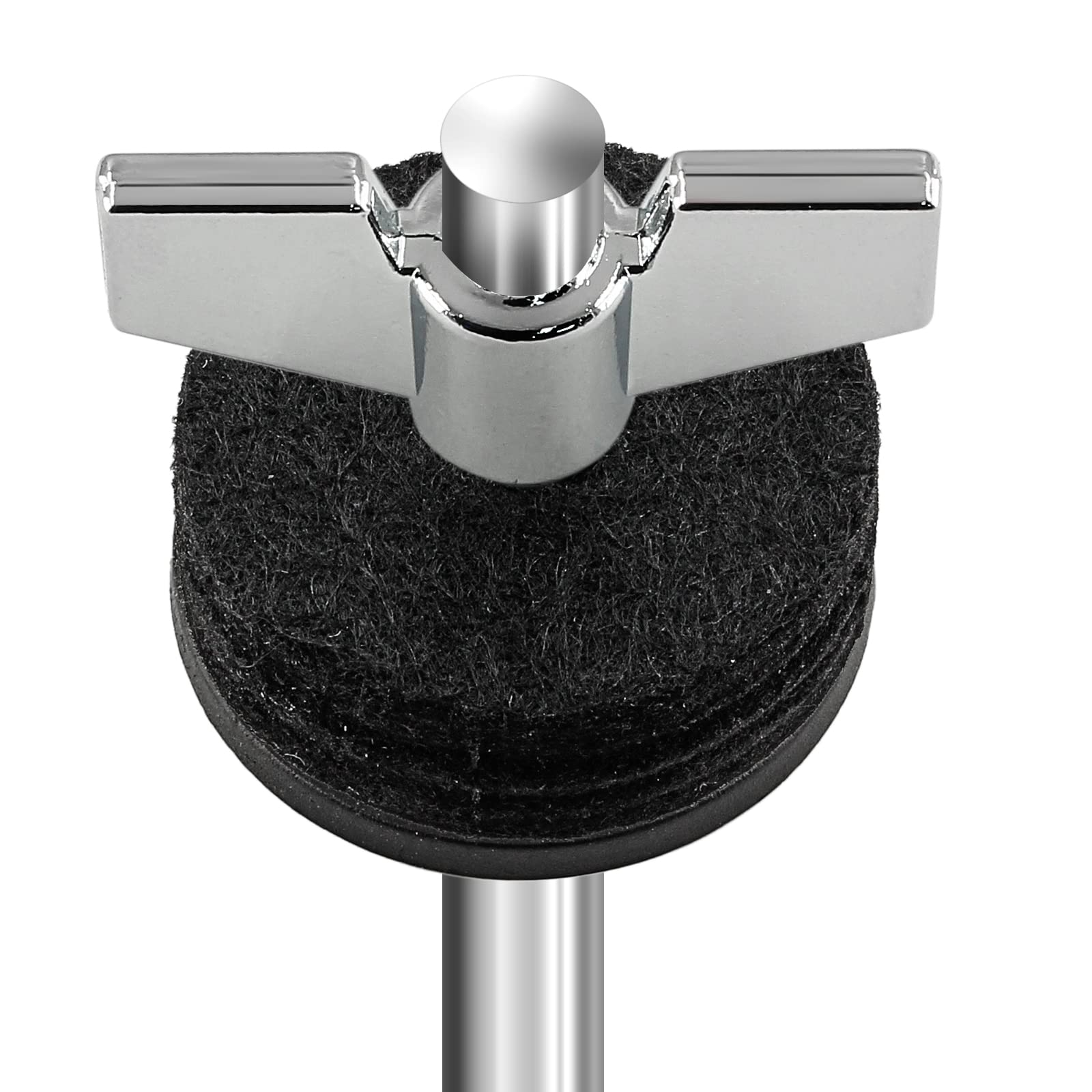 Jiozermi 21Pcs Cymbal Replacement Accessories, Cymbal Parts Include Felt Cymbal Sleeves With Base, Washers, Wing Nuts, Cymbal Fe