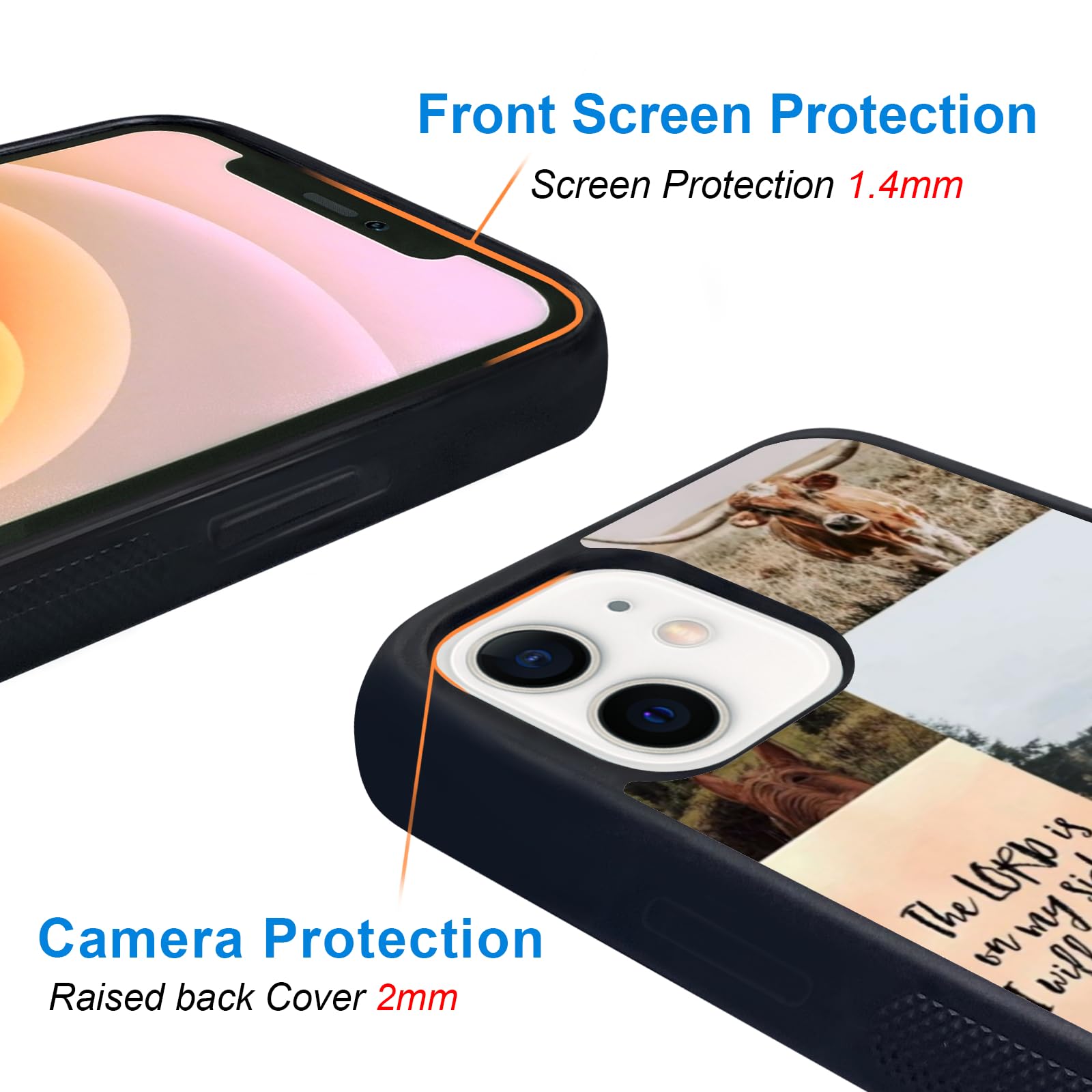 Traday Western Phone Case Compatible With Iphone 12 Mini Horse Phone Case