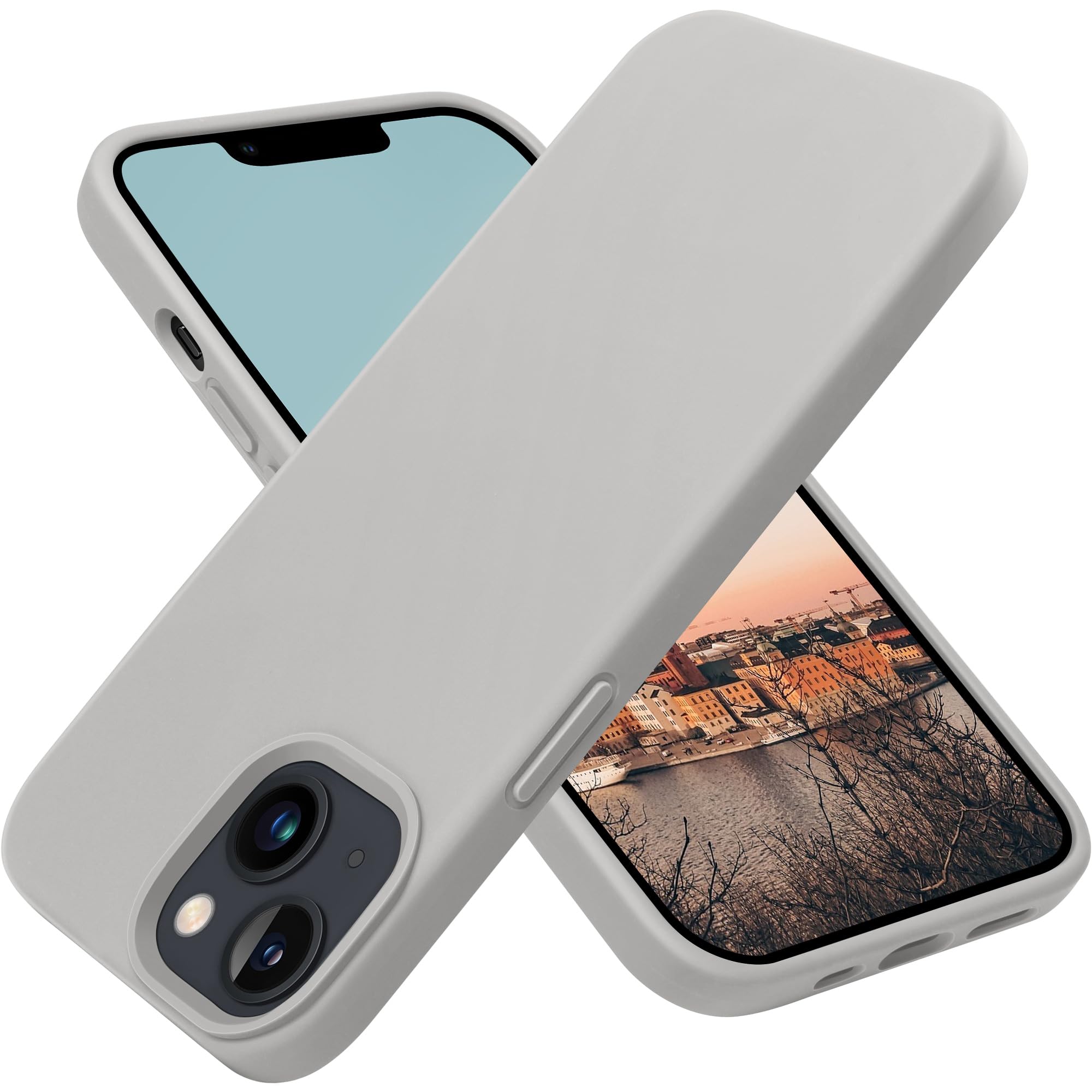 Otofly For Iphone 13 Case/Iphone 14 Case [Compatible With Magsafe] [2 Screen Protectors] Full Body Silicone Shockproof Slim Thin