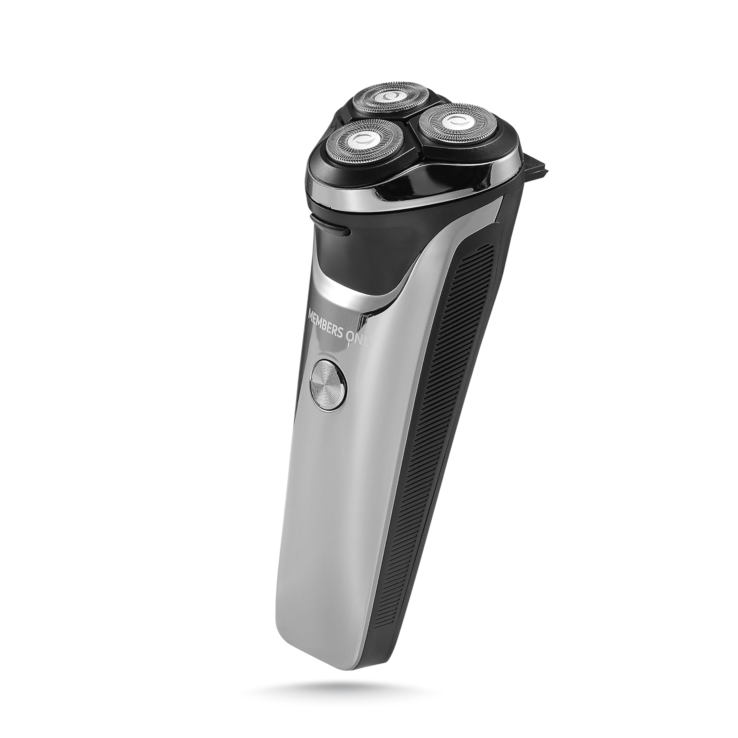 Members Only Electric Razor For Men, Lithium Metallic Cordless 3 Heads Rotary Shaver, Precision Trimming, Close Shave With Built