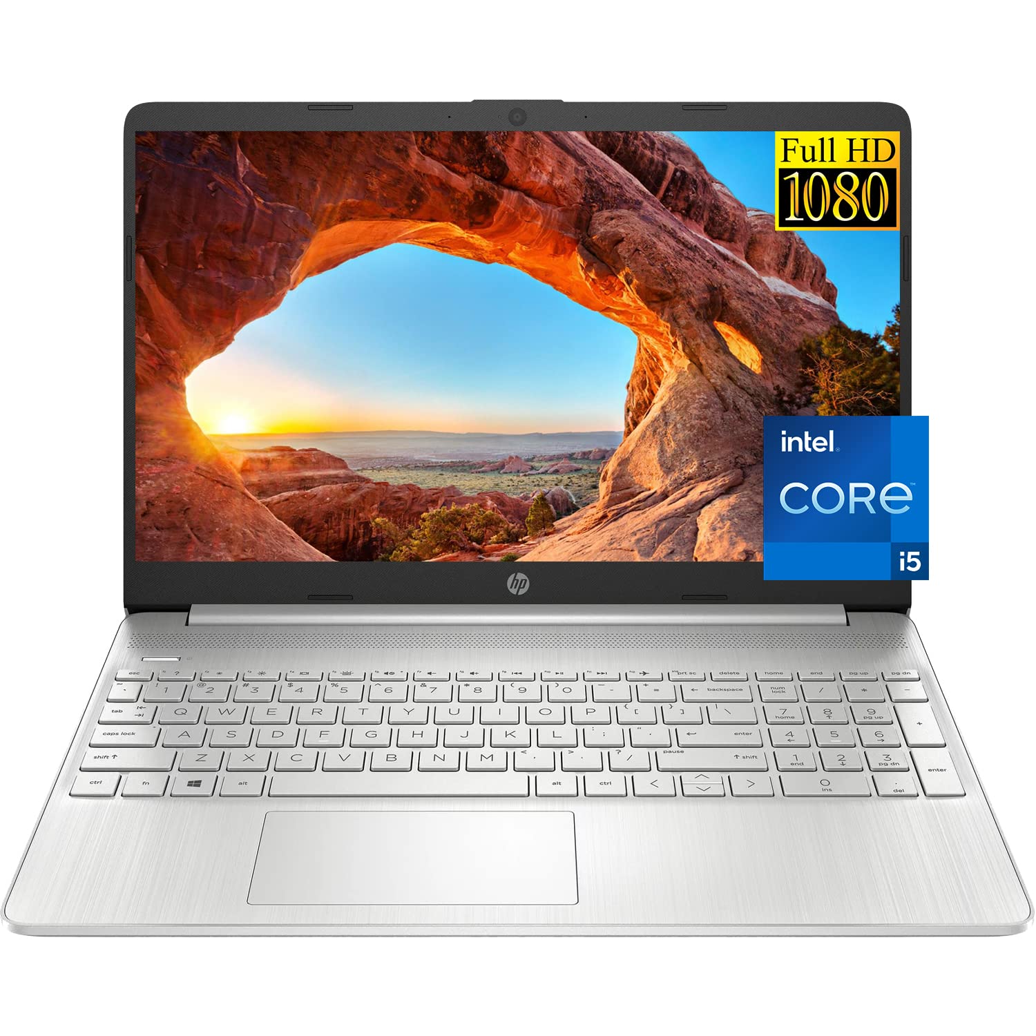 Hp 15.6 Inch Laptop, Intel Core I5 1135G7 Processor, 15.6'' Fhd Anti Glare Led Display, Hdmi, Wi Fi And Bluetooth, Lightweight D