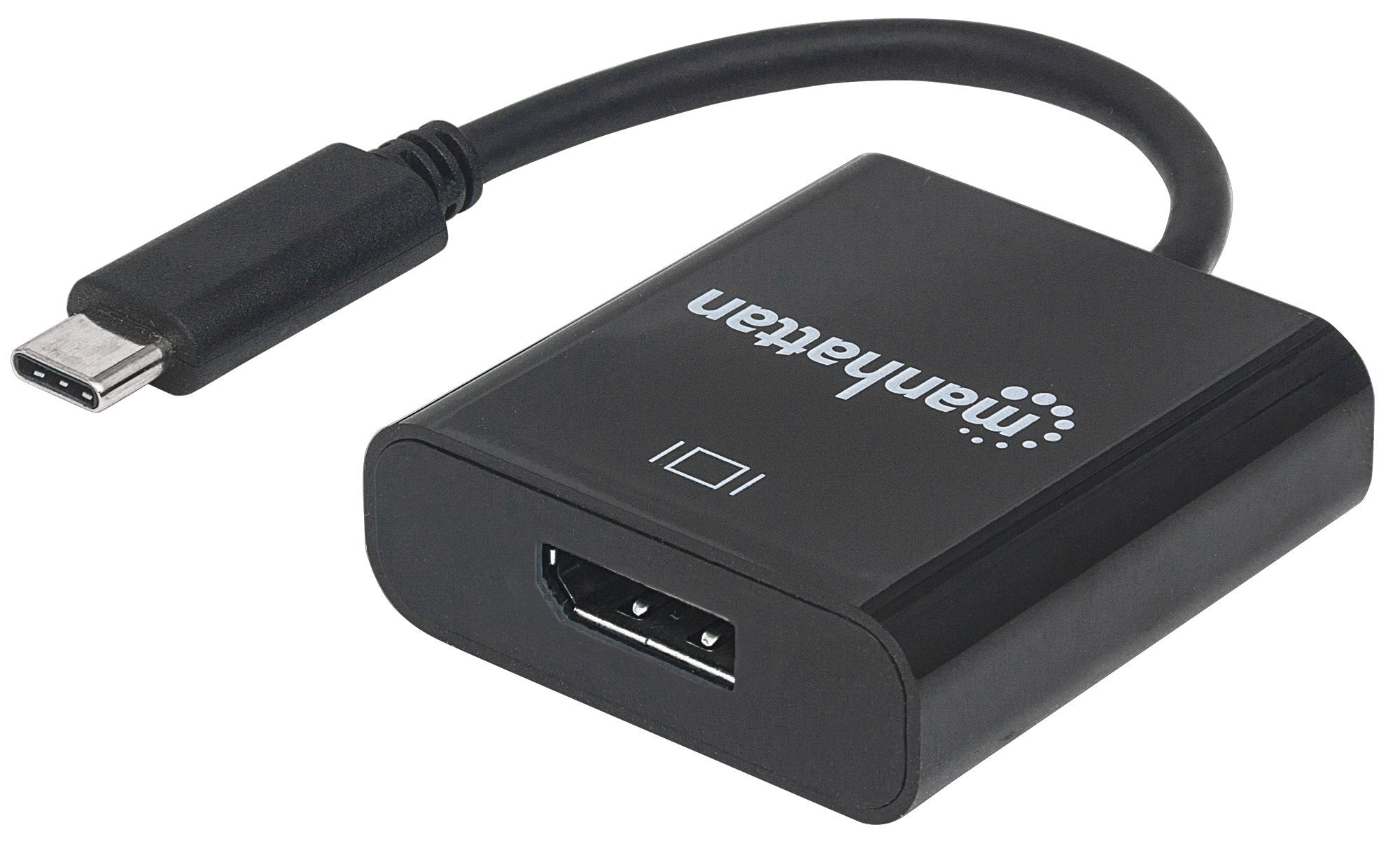MANHATTAN Super High Speed USB 3.1 Type-C-DisplayPort Converter Connector/Converter Black