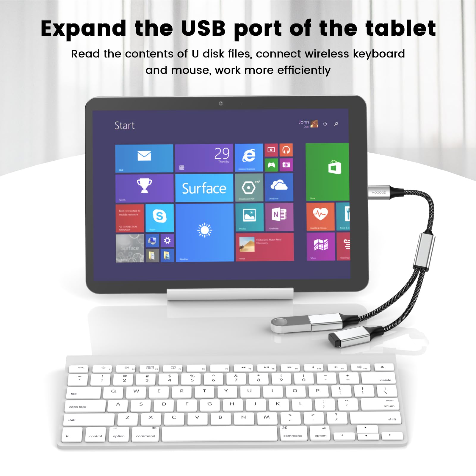 Mogood Usb Type C To Usb Adapter, 480 Mbps Data Transfer Speed, Supports 1.5 Amps Of Power Output, Compatible With Google Chromebook Pixel, Dell Xps 12/13/15, Samsung Galaxy S8/S8+