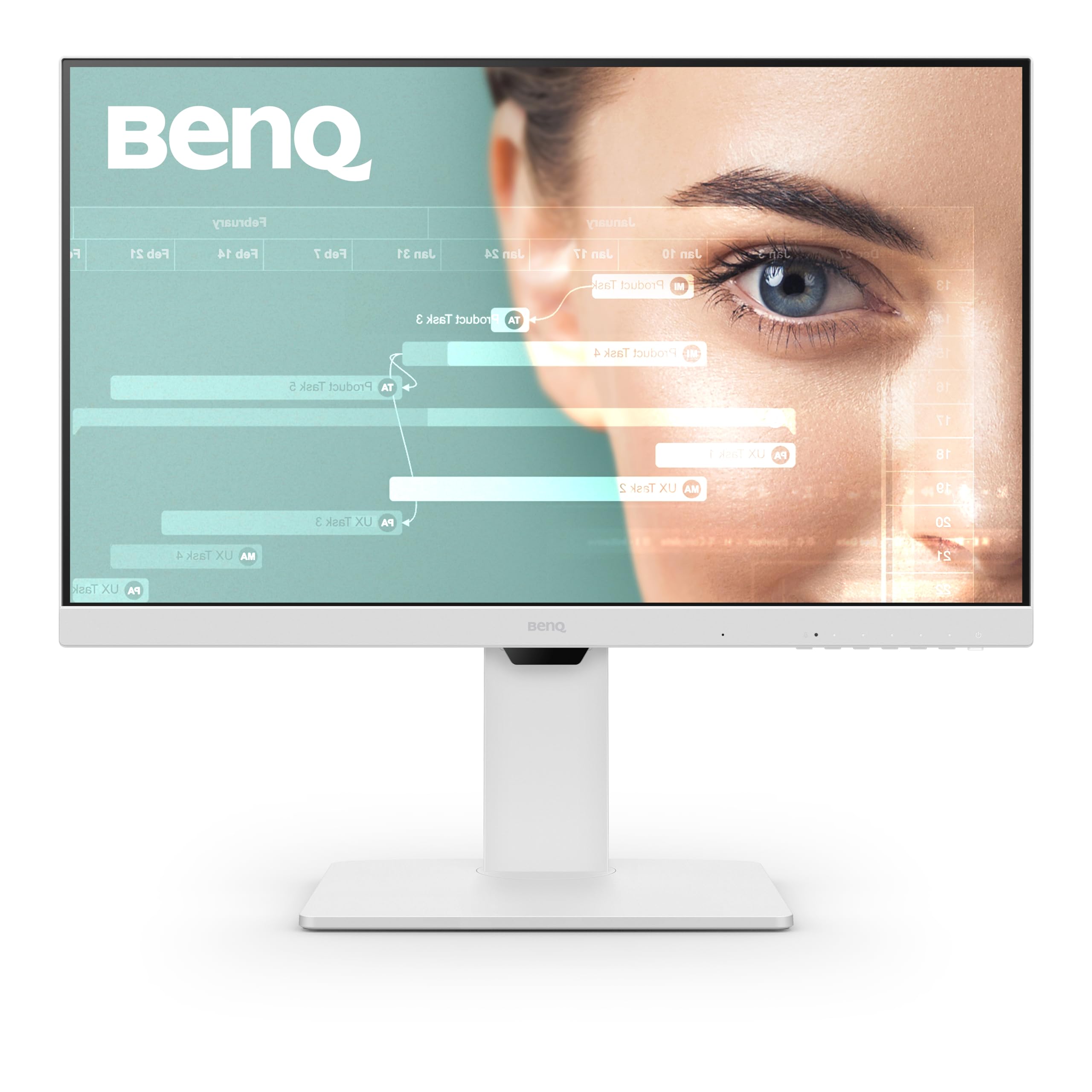 Benq Gw2786Tc Office Usb Hub Monitor 27'' 1080P | Coding Mode | Ips | Eye Care Tech | Adaptive Brightness | Height Adjustable |