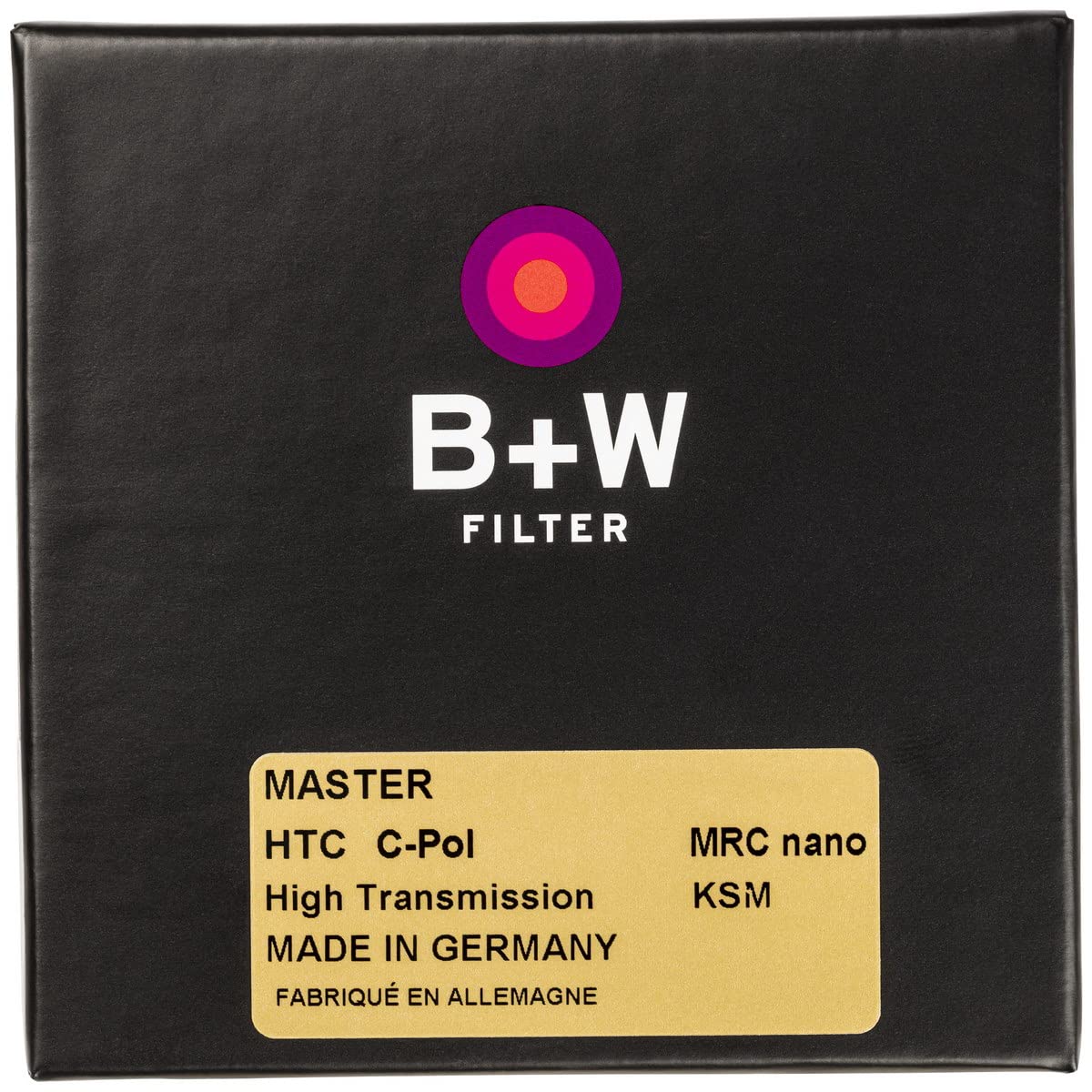 B+W 95Mm Master High Transmission Kaesemann Circular Polarizer Mrc Nano Glass Filter