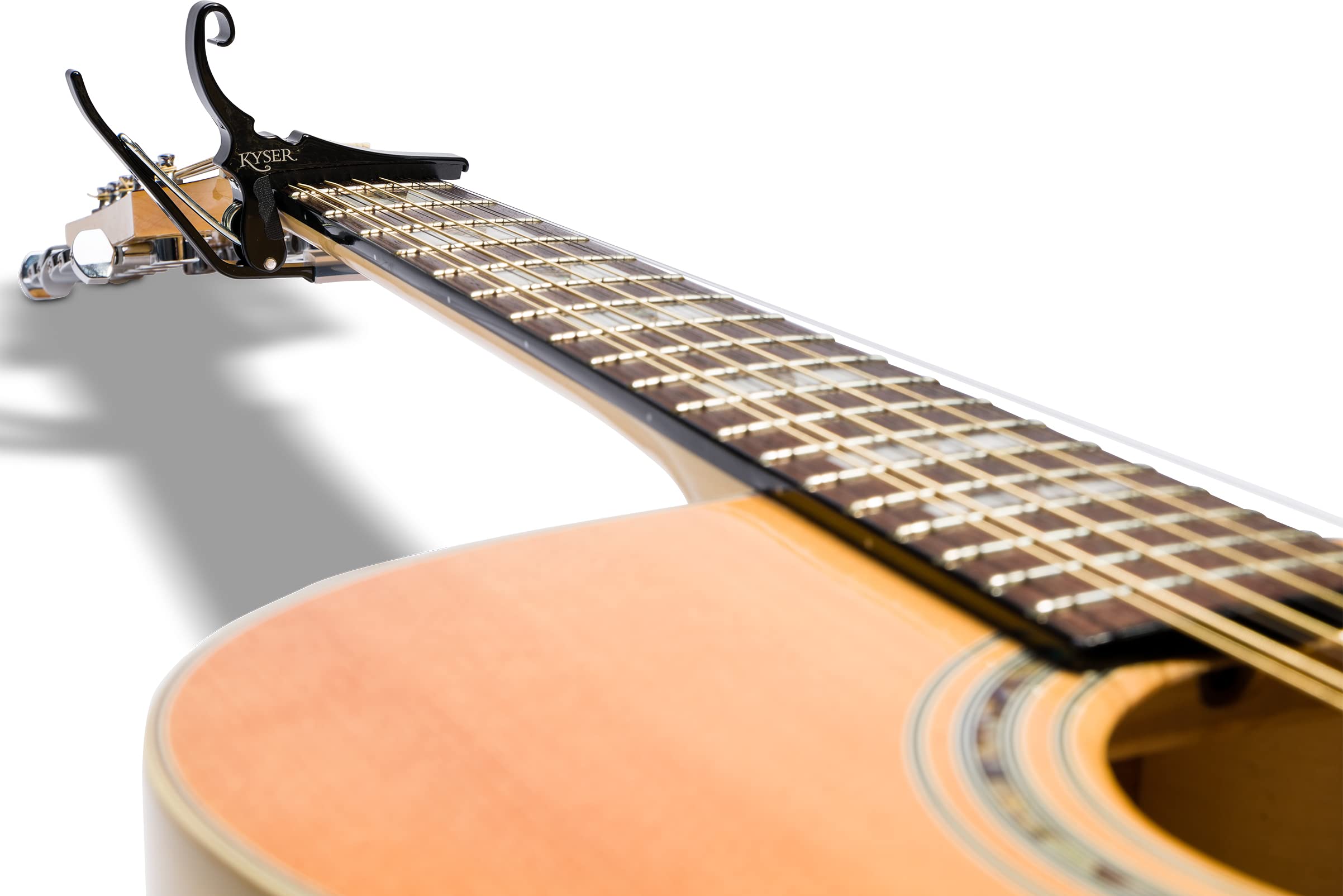 Kyser Quick Change Guitar Capo For 12 String Guitars, Black, Kg12B
