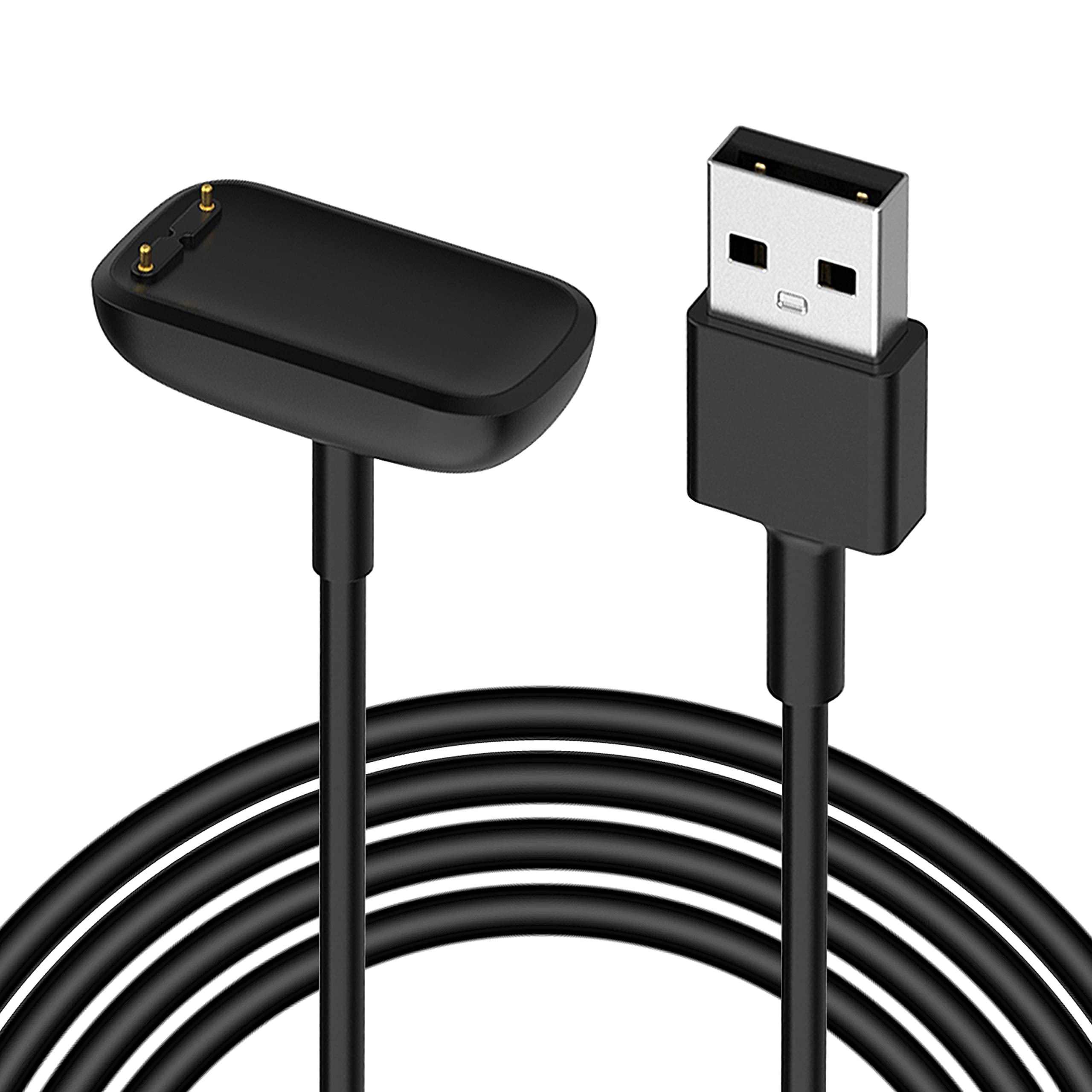 Bicmice Charger Cable For Fitbit Charge 5 Luxe Fitness Tracker Replacement Smartwatch Usb Charging Cable Cord 3.3Ft