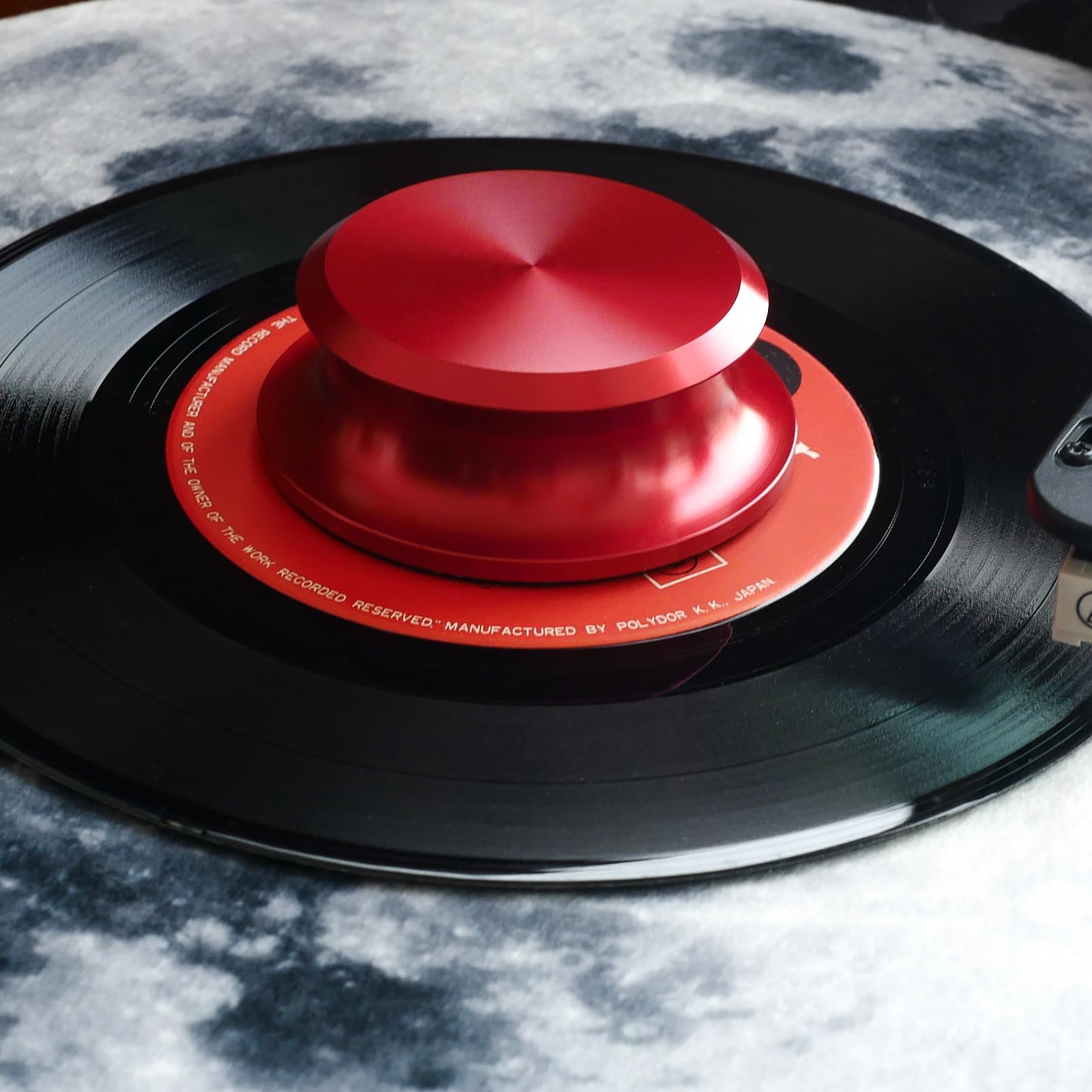 Menesia Record Weight Stabilizer, Turntable And Vinyl Record Weight, Premium Vinyl Stabilizer For Superior Sound (Red)