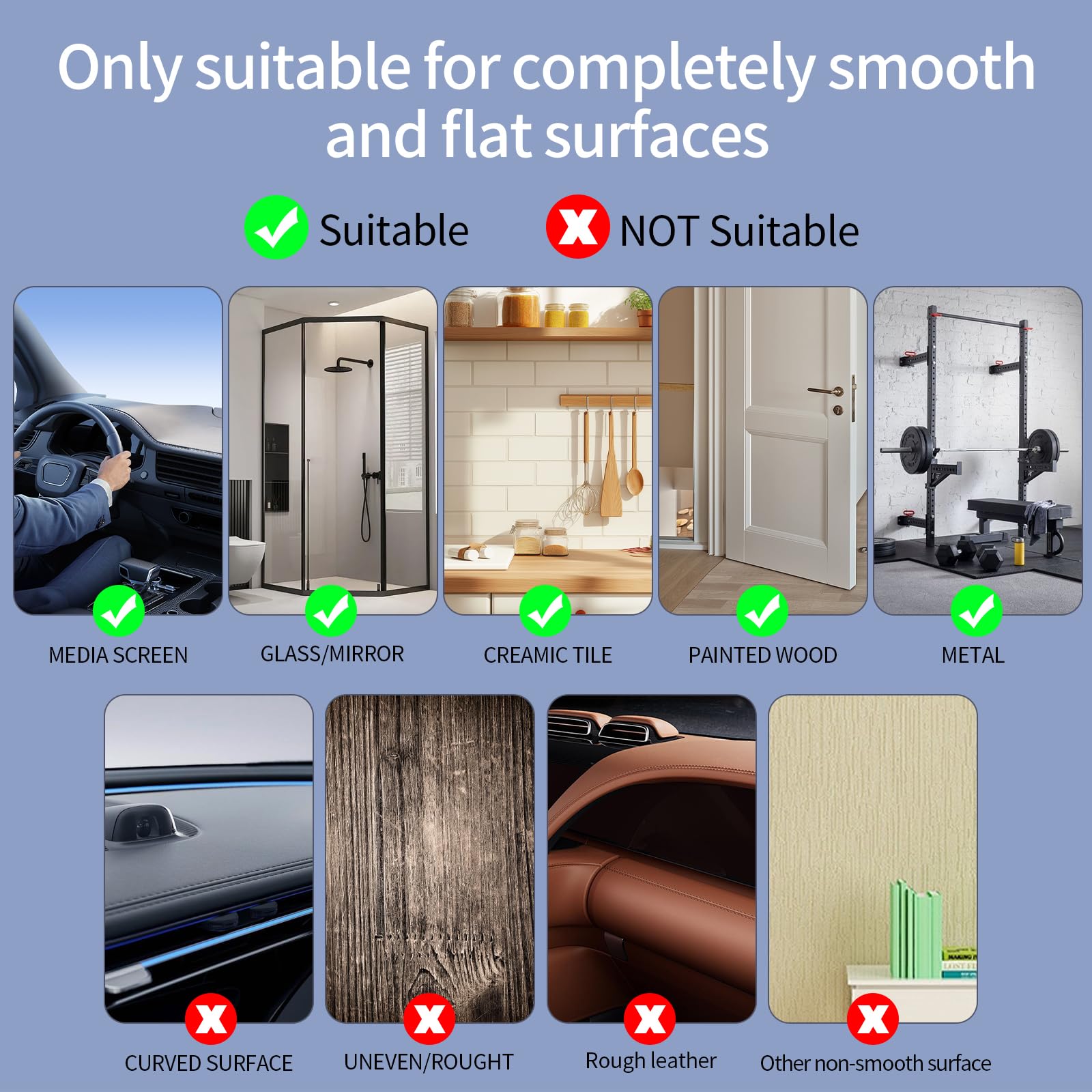 Sugool Magnetic Phone Mount, 360 Rotatable No-Electric Suction Holder With Universal Joint, Magsafe Compatible For Iphone & Andr