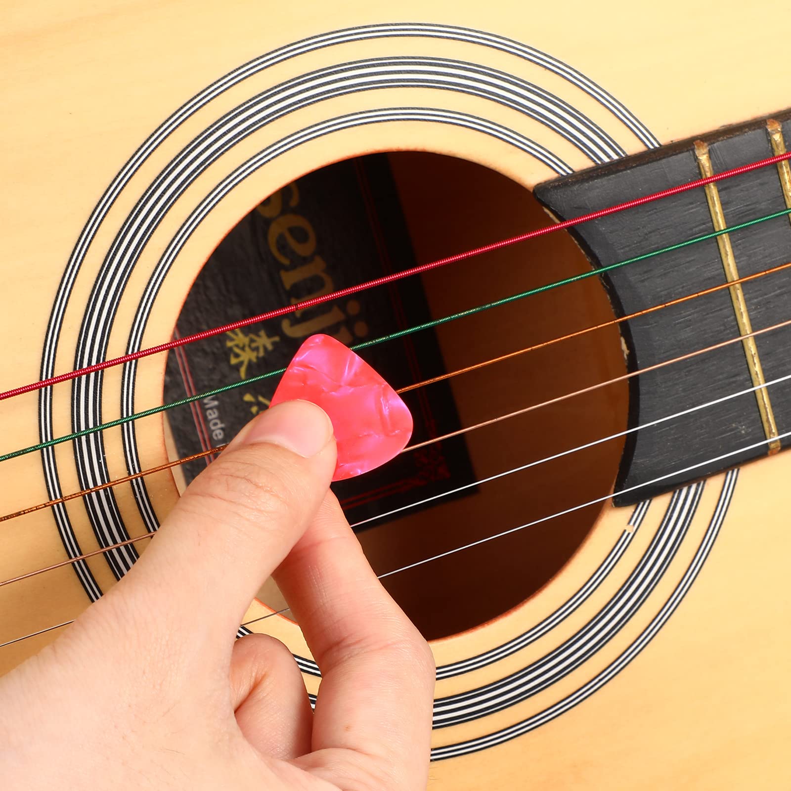 600 Pcs Guitar Picks Celluloid Guitar Pick Plectrums Guitar Picks For Acoustic Guitar Plectrum Guitar Pick Acoustic Guitar Picks