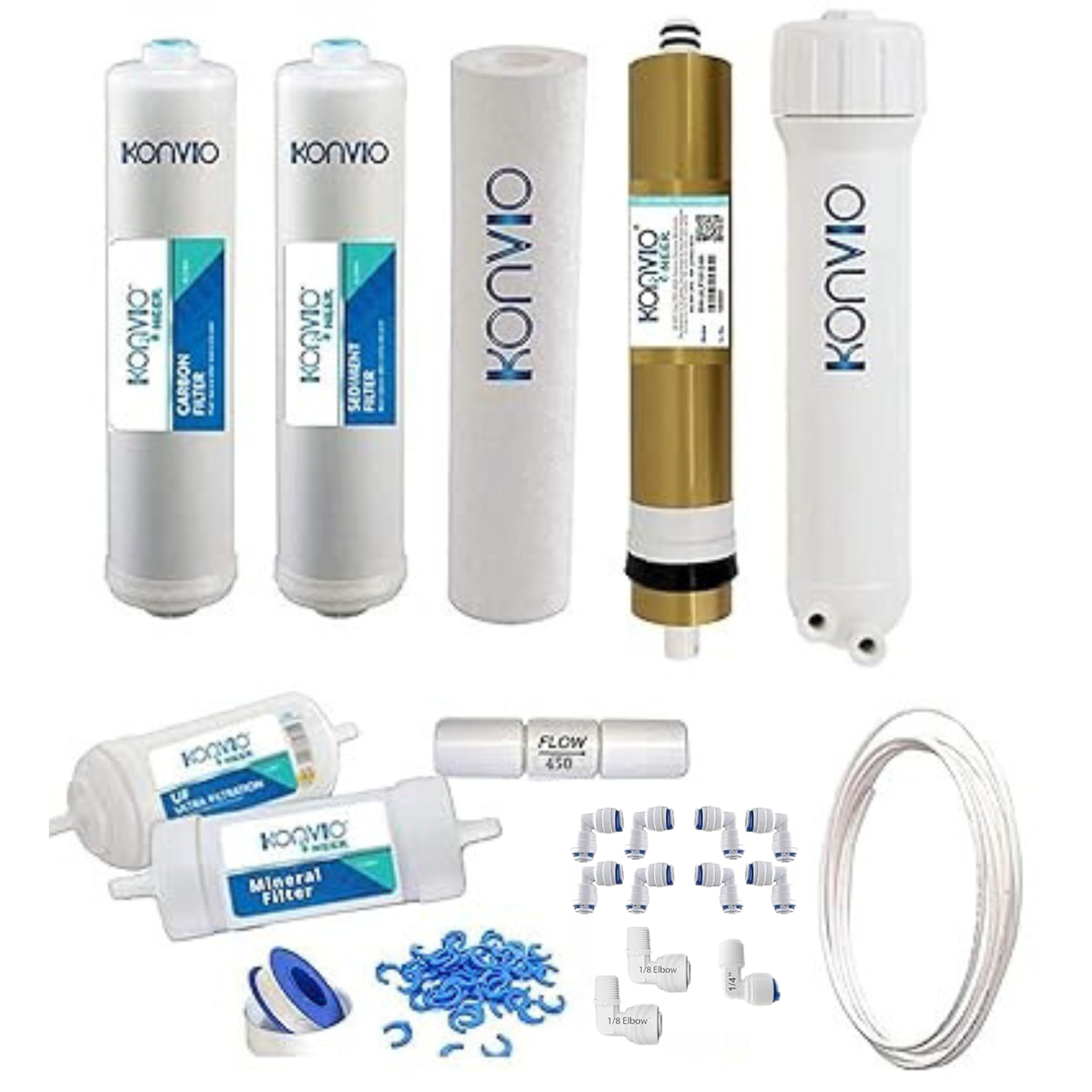 Konvio Neer Membrane Spare Maintenance Service Kit For All Type Of Ro Water Purifier, White
