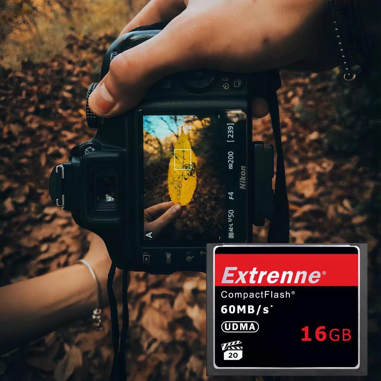 Hsanyiur 16Gb Compact Flash Card,Udma Speed Up To 60Mb/S,Original Cf Card Camera Memory Card,For Professional Photographer,Video