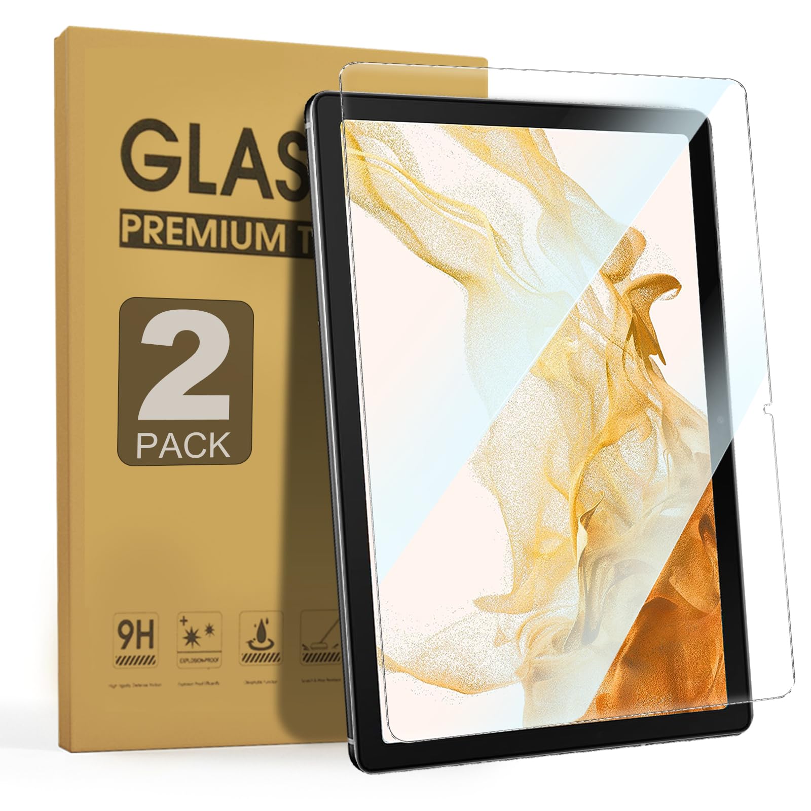 Zenrich [2Pack] Anti Blue Light Tempered Glass Screen Protector For Samsung Galaxy Tab S9 Fe Plus/Tab S9 Plus/Tab S8 Plus/Tab S7