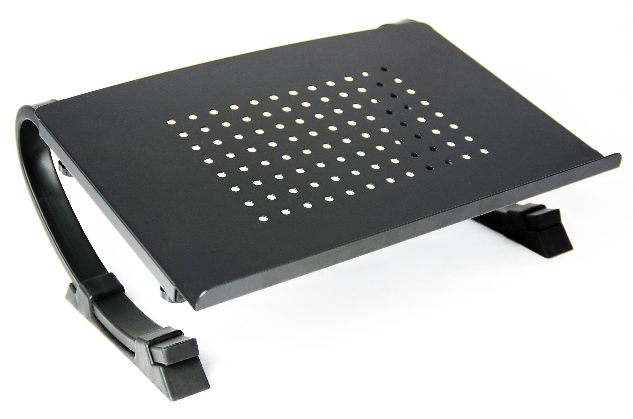 VIVO Black Fully Adjustable Curved Laptop, Notebook and Monitor Riser Stand STAND V001N