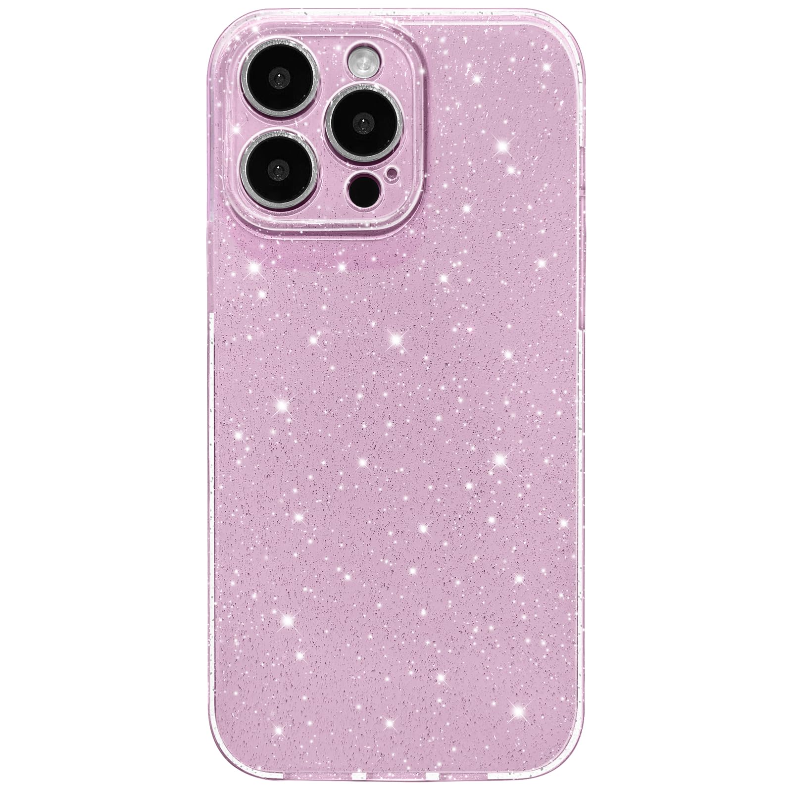 Hython Case for iPhone 14 Pro Max Case Glitter Cute Sparkly Shiny Bling Sparkle Phone Cases 6.7, Thin Slim Fit Soft TPU Bumper S