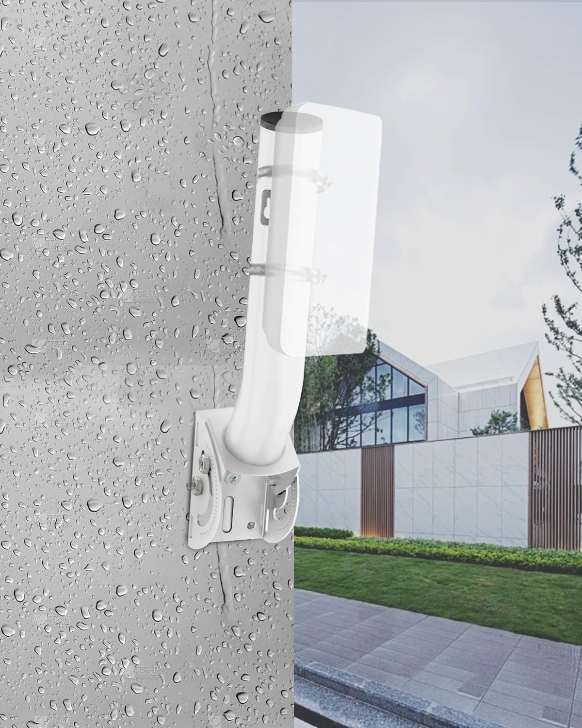 Universal Antenna Mount, 160 Adjustable 12'' Adjustable Pole And Wall Mounting Bracket Kit For Wireless Bridges, Ap, Access Poin